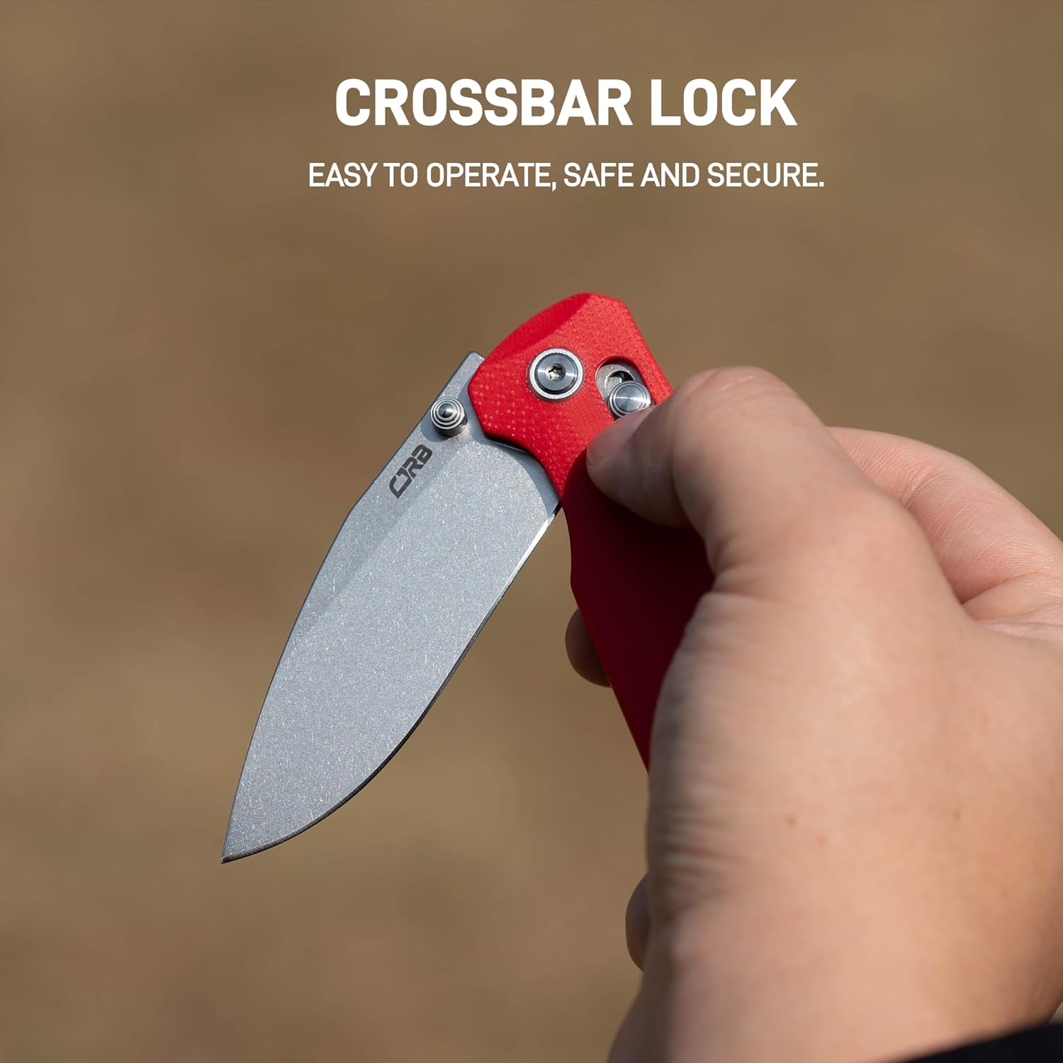 CJRB Maximal J1954 AR-RPM9 Blade G10 Handle Folding Knives -Red(J1954-RE)