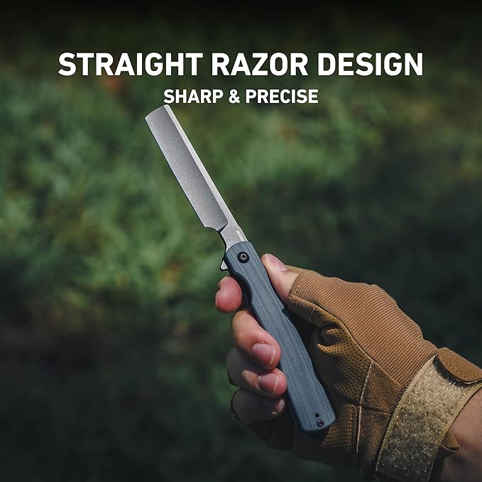 Artisan Cutlery Orthodox V2 Flipper & Liner Lock Knife Blue G10 Handle (3.54'' Black PVD Coating AR-RPM9 Blade) 1883P-BBU