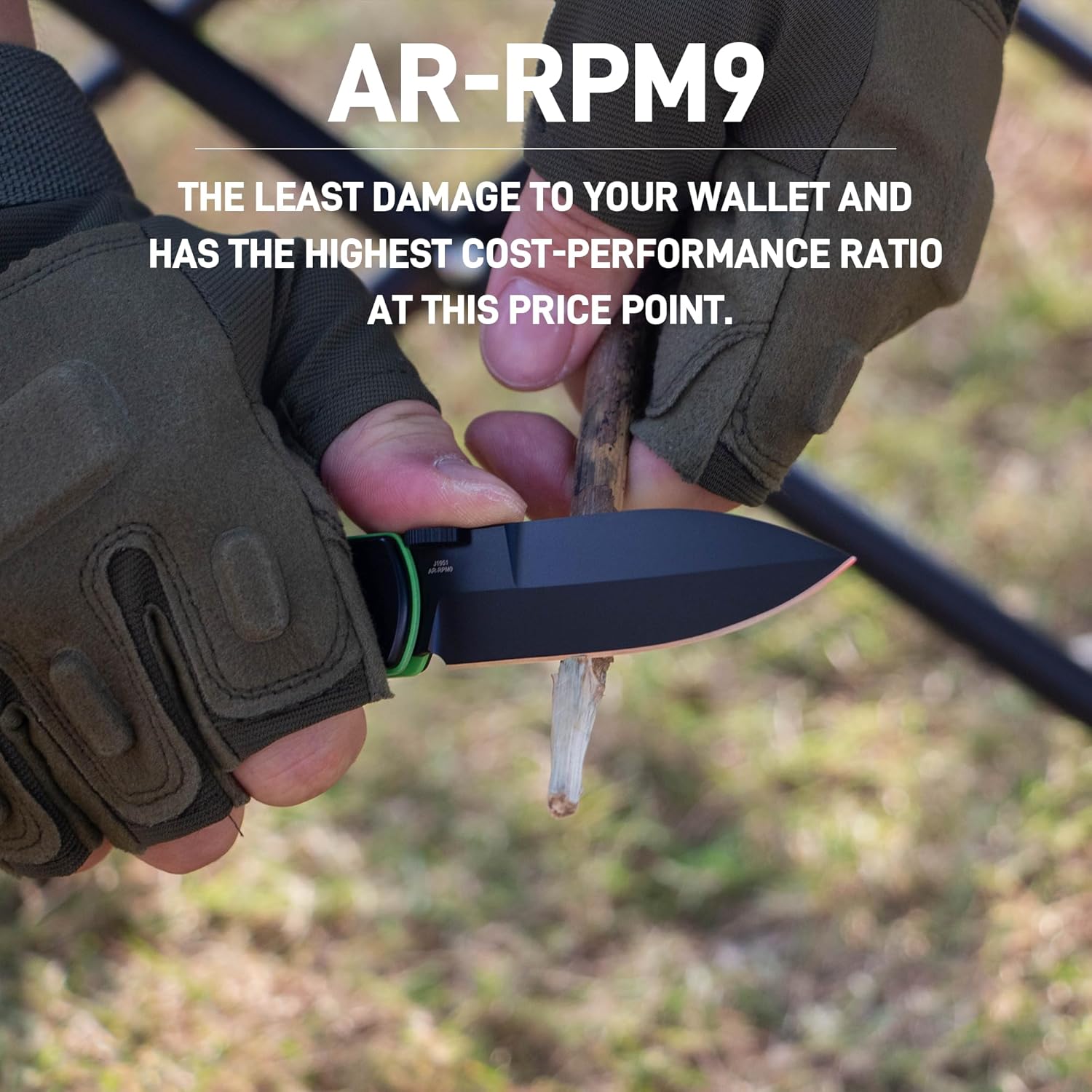 CJRB Locust J1951 AR-RPM9 Blade Steel G10 Handle Folding Knives, J1951-BBW