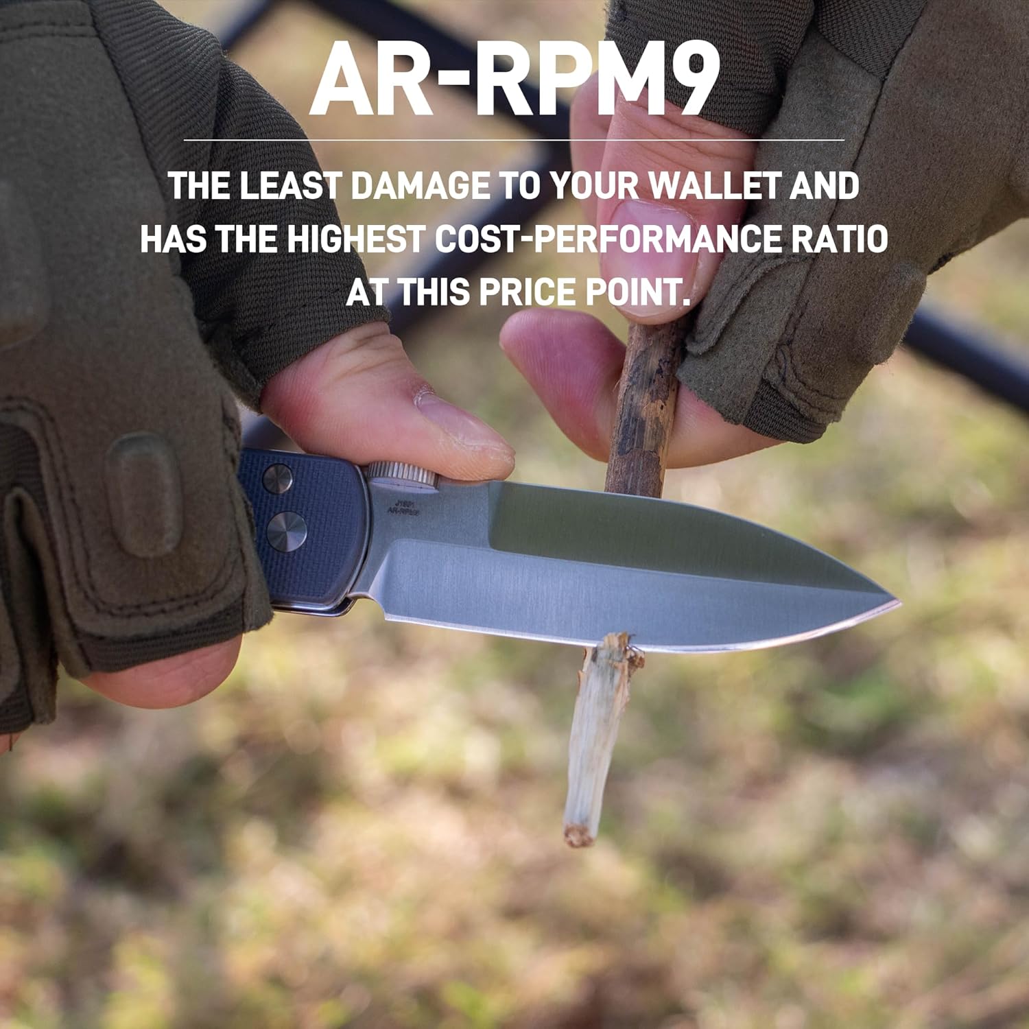 CJRB Locust J1951 AR-RPM9 Blade Steel G10 Handle Folding Knives, J1951-BU