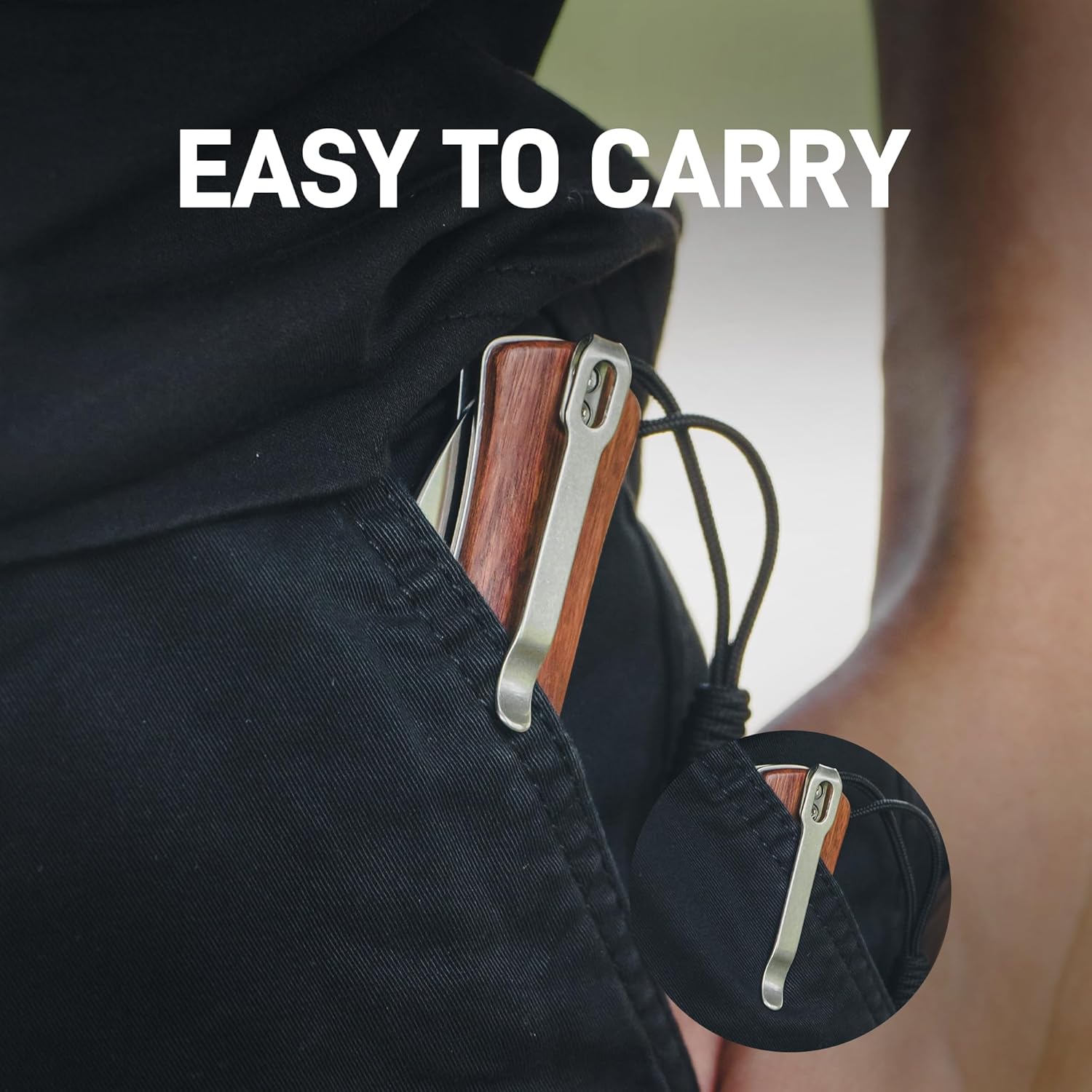 CJRB Glacier J1961 AR-RPM9 Steel Blade Steel and Wood Handle Folding Knives