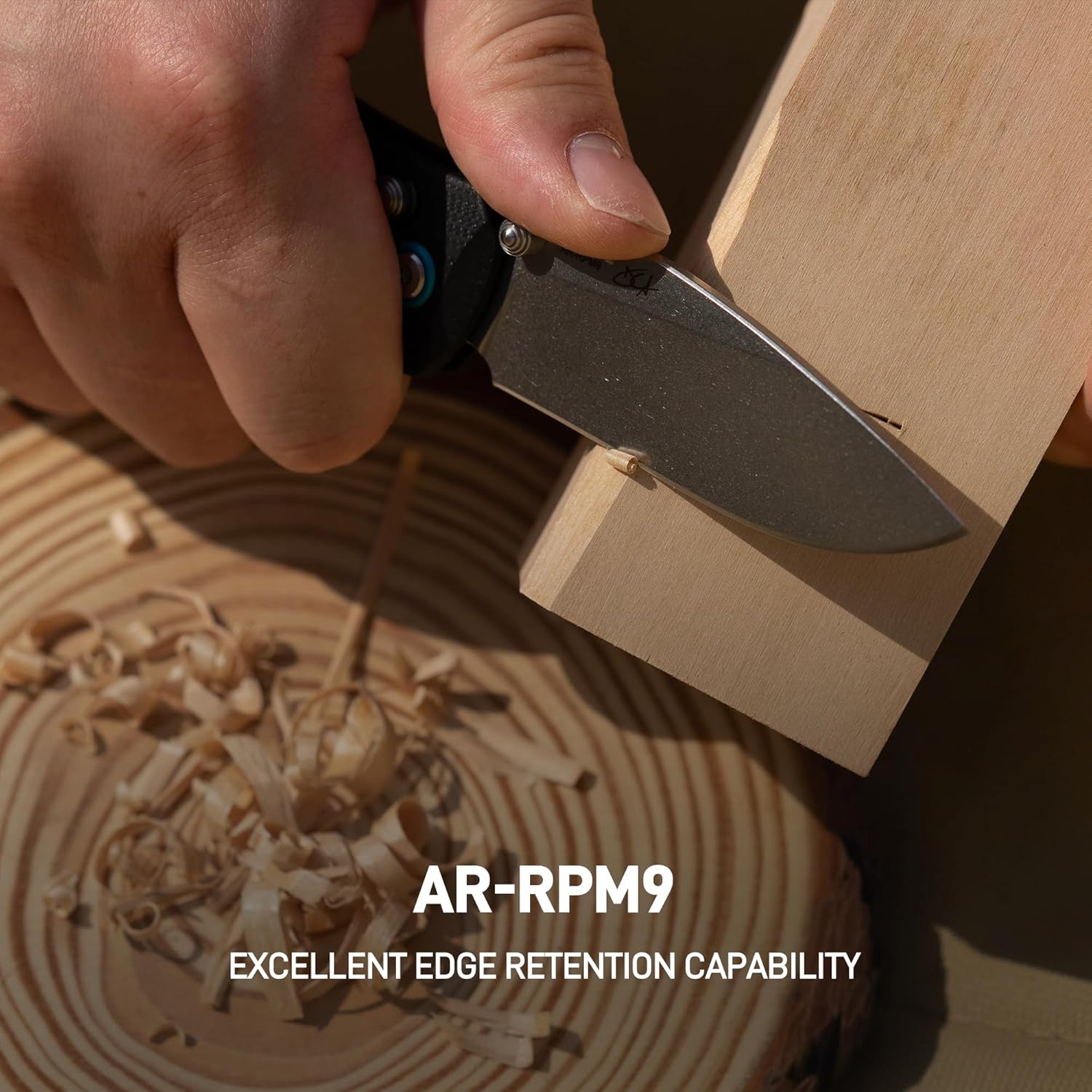 CJRB Maximal J1954 AR-RPM9 Blade G10 Handle Folding Knives -Black(J1954-BK)