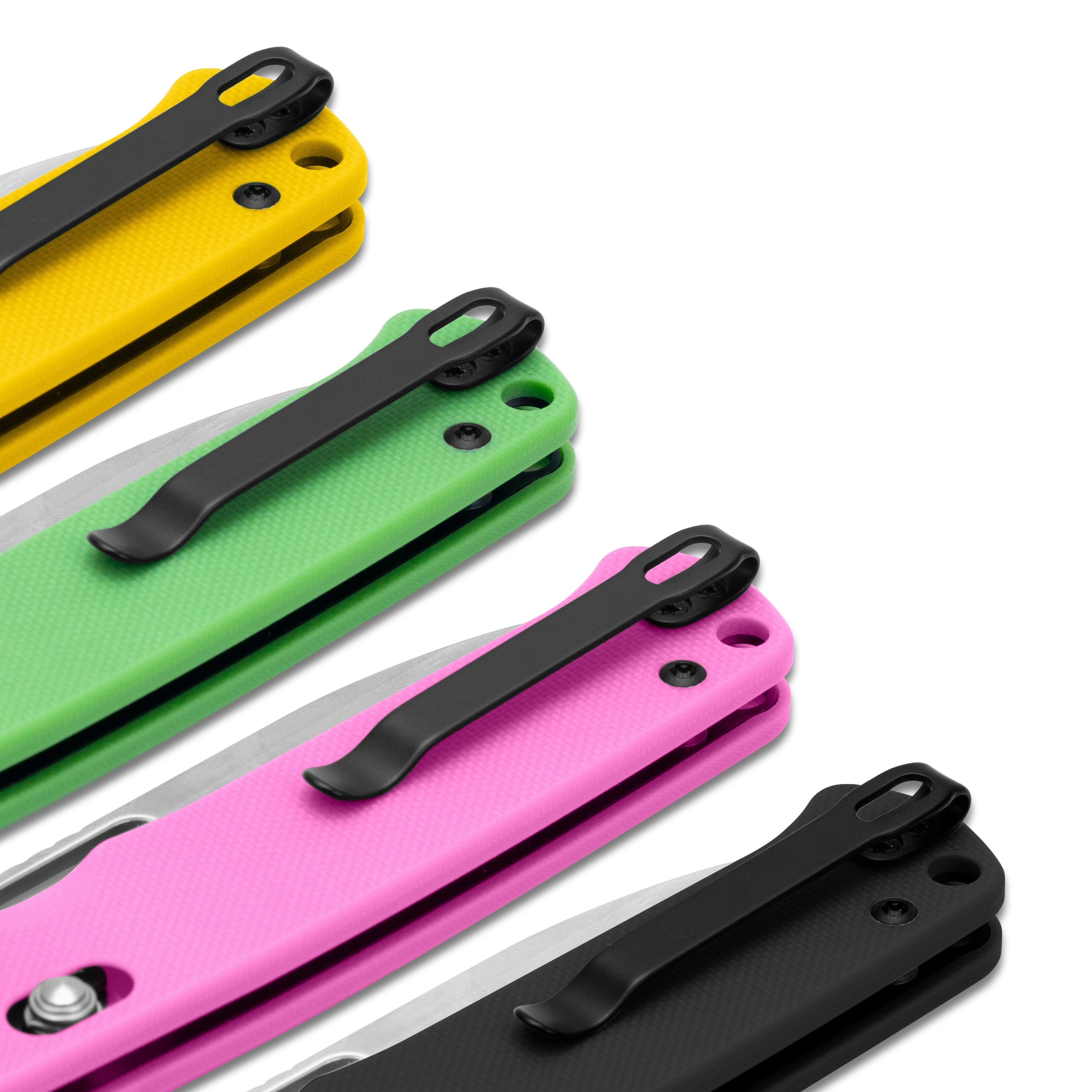 CJRB Hectare J1935 AR-RPM9 Steel Blade G10 Handle Folding Knives - Pink (J1935-PNK)