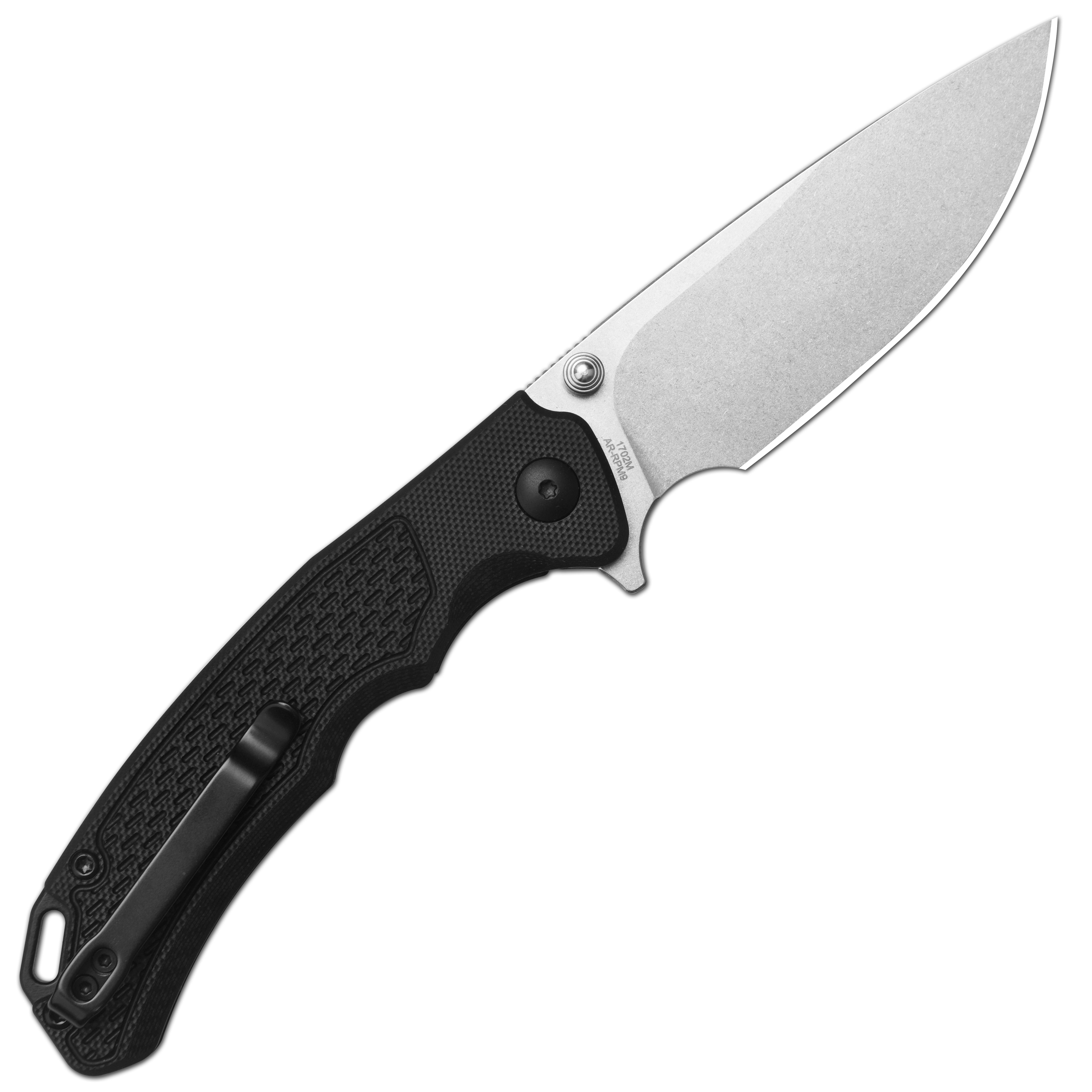 Artisan Cutlery Tradition V2 1702M AR-RPM9 Blade G10 Handle Folding Knives - Black (1702M-BK)