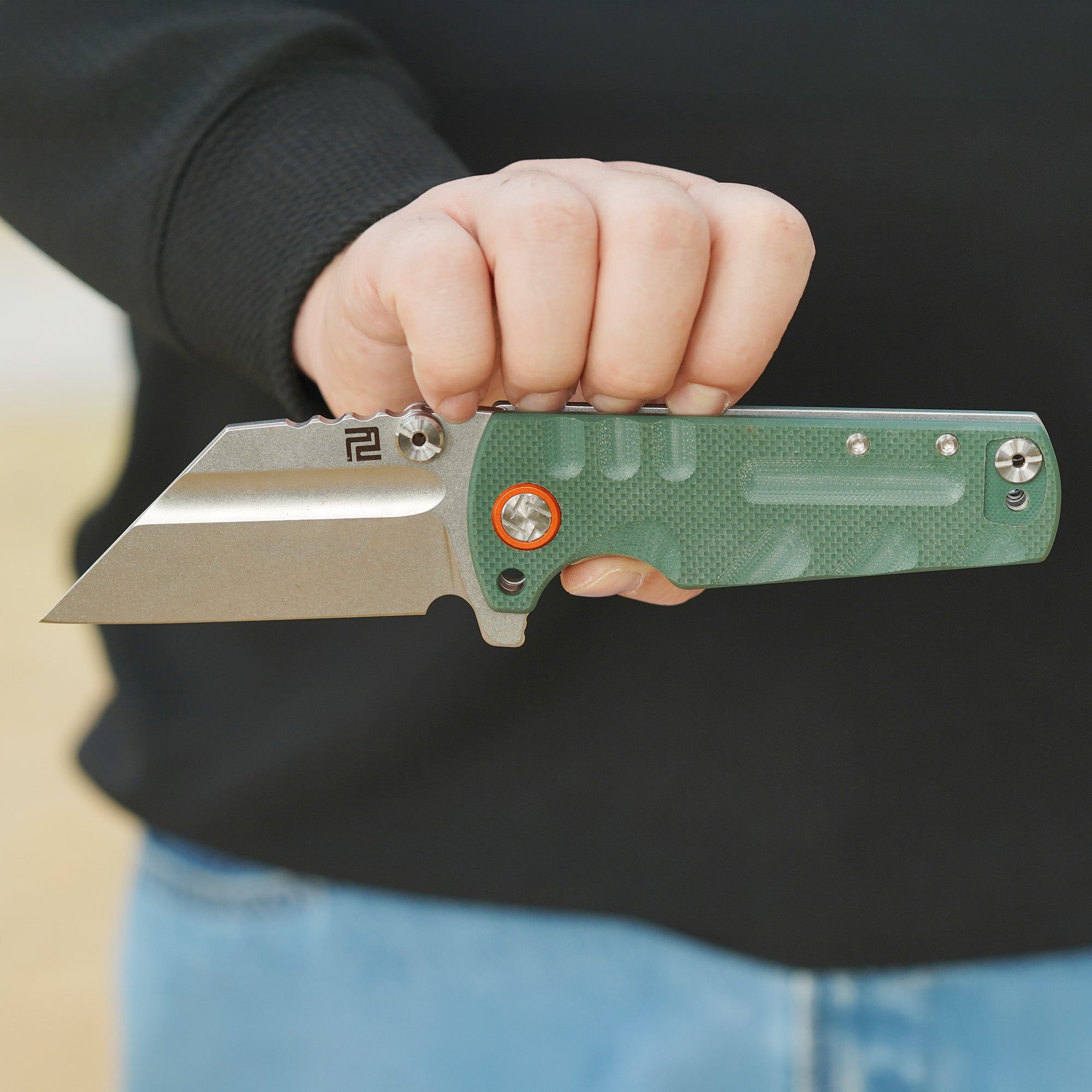 Artisan Cutlery Proponent ATZ-1820P D2 Blade G10 Handle Folding Knives