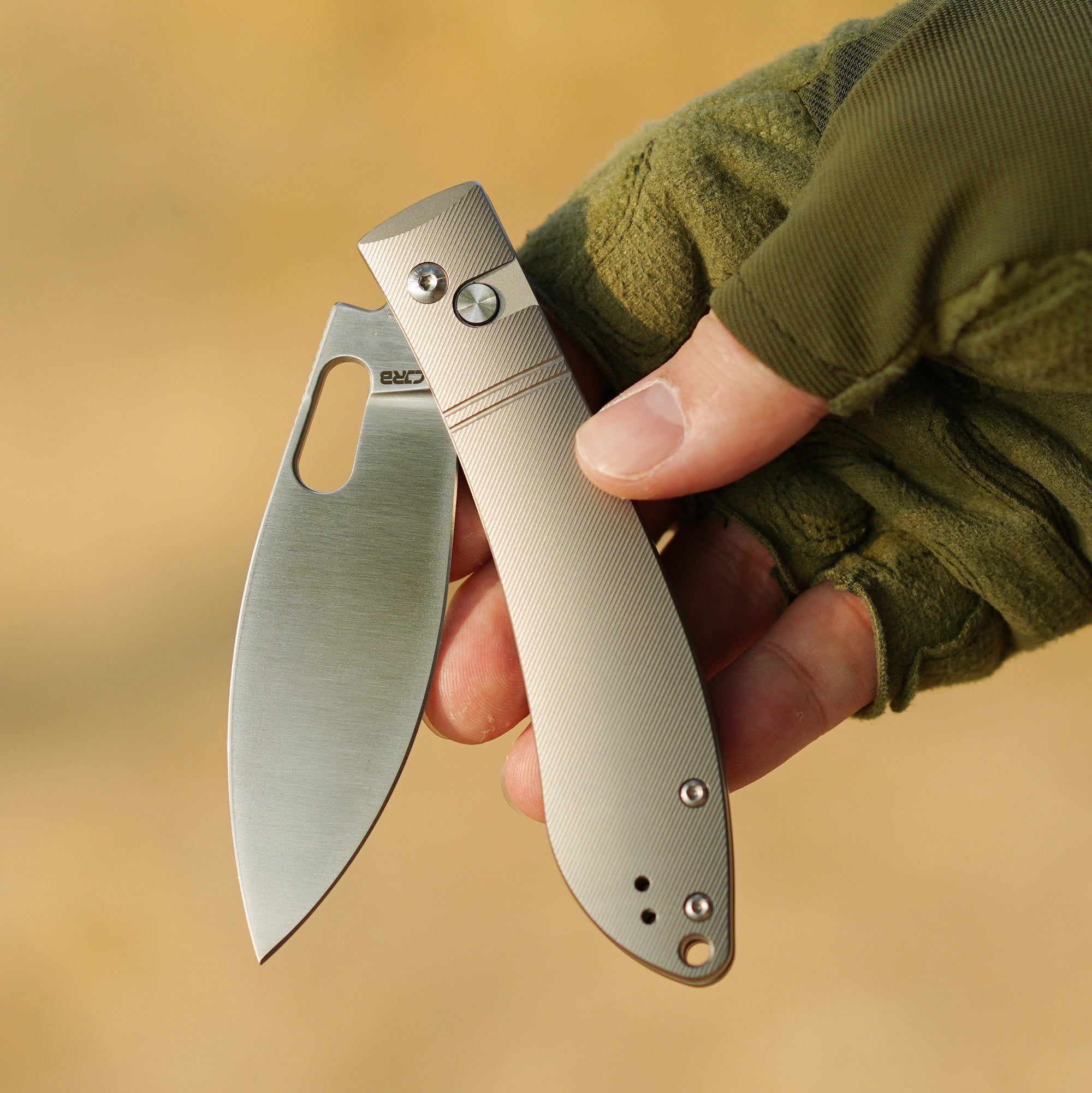 CJRB Sasaya J1959 S35VN Steel Titanium Handle Folding Knives