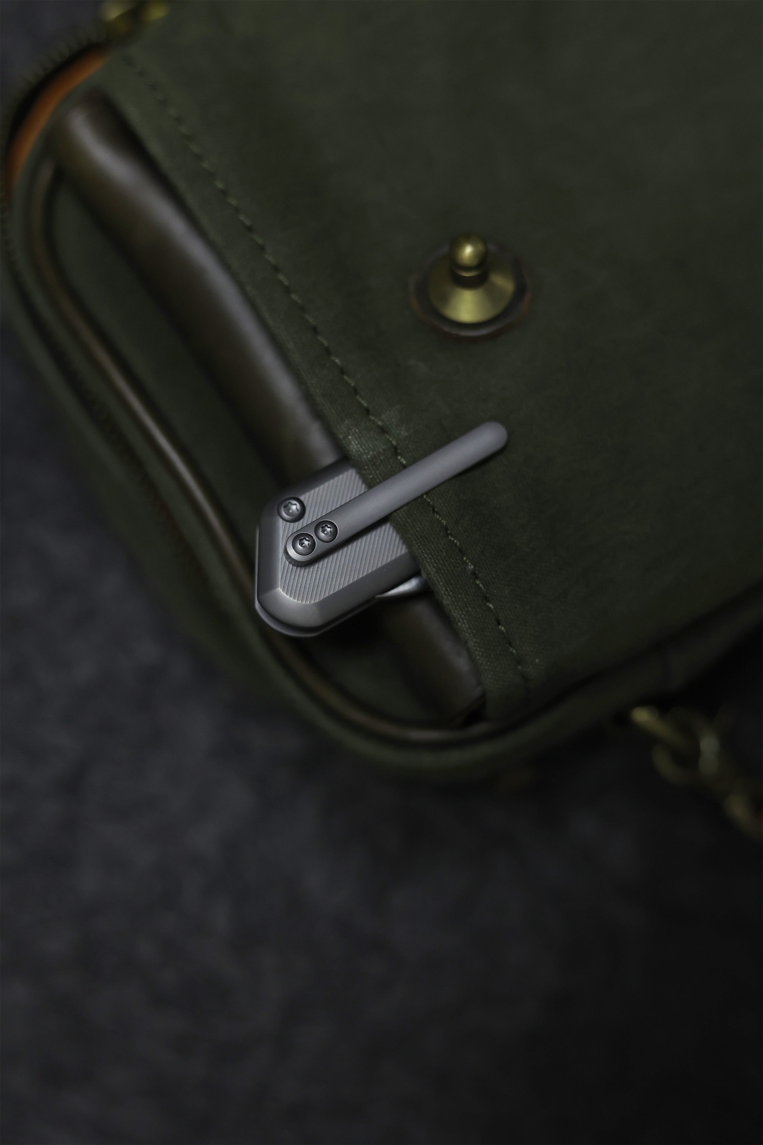 Artisan Cutlery IO ATZ-1872G S90V Blade Titanium Handle Folding Knives