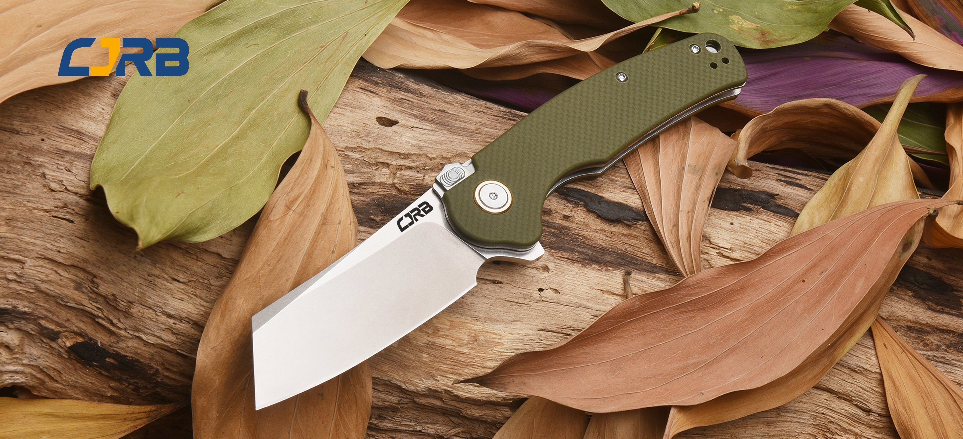 CJRB Crag J1904R folding knife side view