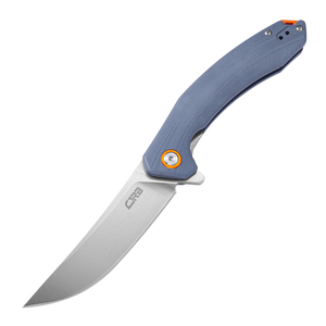 Cjrb Gobi J1906 AR-RPM9 Blade G10(Contoured & Cnc Pattern Texture) Handle Folding Knives - Gray (J1906-GYC)