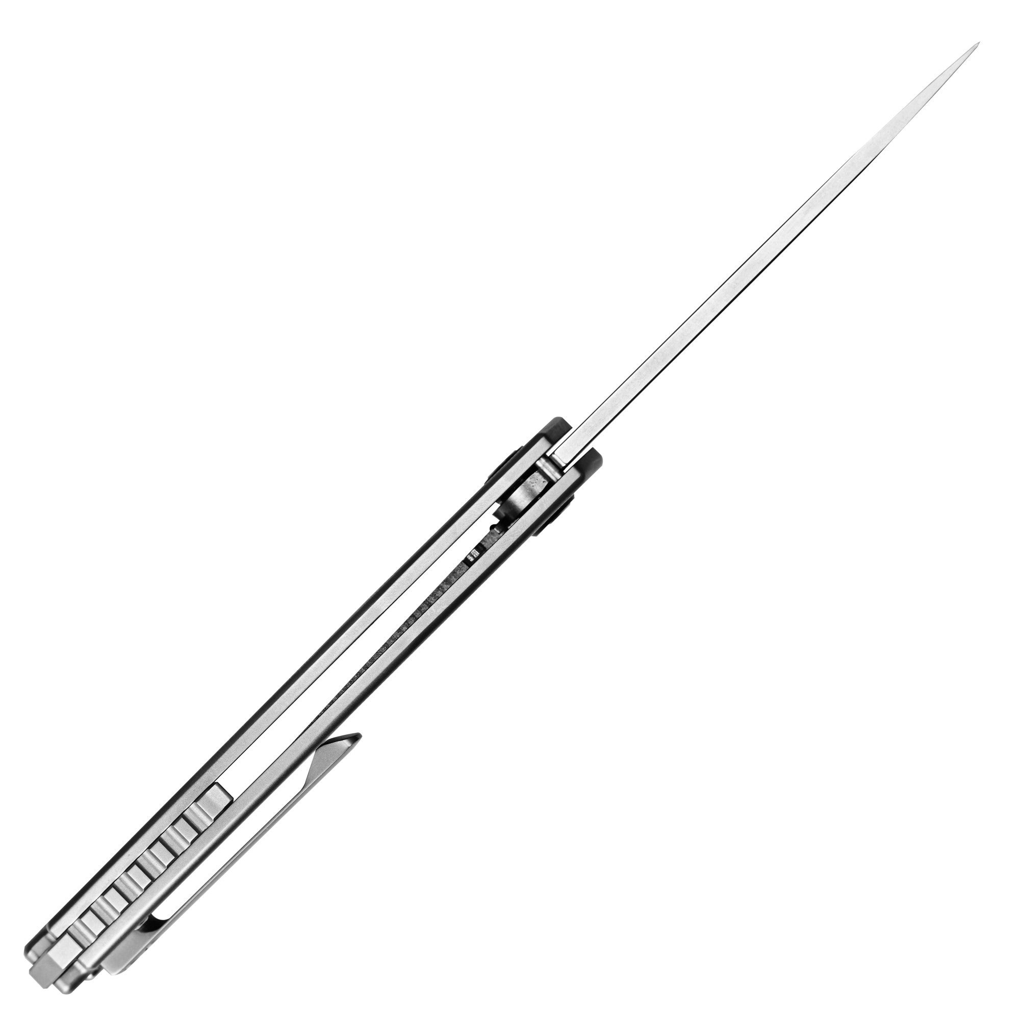 CJRB Gobi Flipper & Liner Lock Titanium Handle (3.5'' CPM S90V Stone Wash Blade) J1906G-TI (Exclusive)