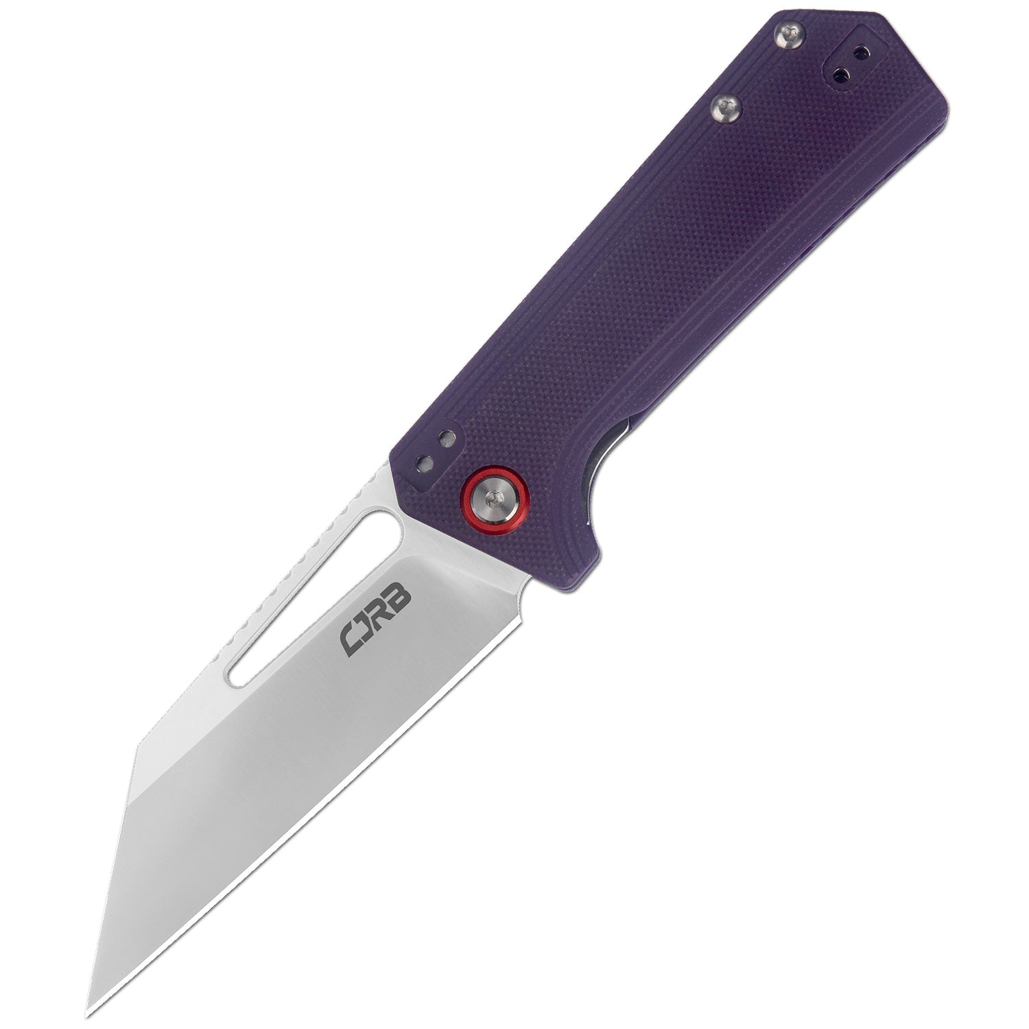 CJRB Ruffian J1924 AR-RPM9 Steel G10 Handle Folding Knives - Violet StoneWash (J1924-VT)