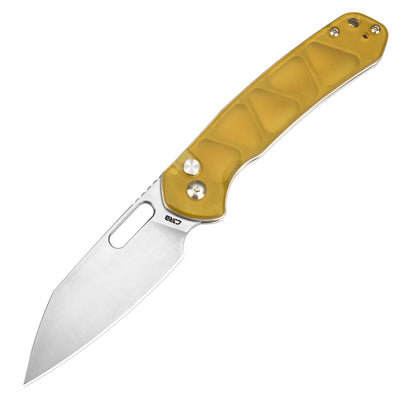 CJRB Pyrite-Alt Wharncliffe J1925A AR-RPM9 Steel Blade Ultem Handle Folding Knives