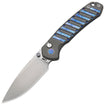 CJRB Galactic Pyrite J1925G S90V Blade Titanium and Titanium Damascus Inlay Handle Folding Knives(Limited edition)