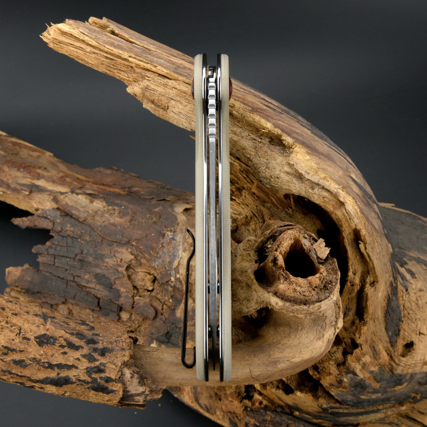 CJRB Lago J1926 AR-RPM9 Steel G10 Handle Folding Knives - Sand Polish Blade Desert G10 Handle (J1926-DE)