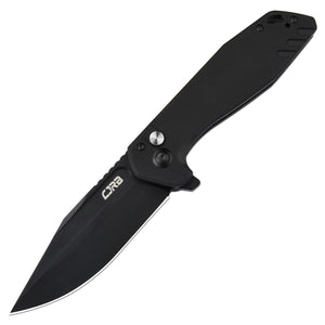 CJRB Riff J1928 AR-RPM9 Steel Blade G10 Handle Folding Knives - Black Pvd / G10 (J1928-BBK)