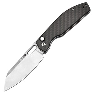 CJRB Ekko J1929 Button Lock AR-RPM9 Steel Blade Folding Knives - Carbon Fiber (J1929B-CF)