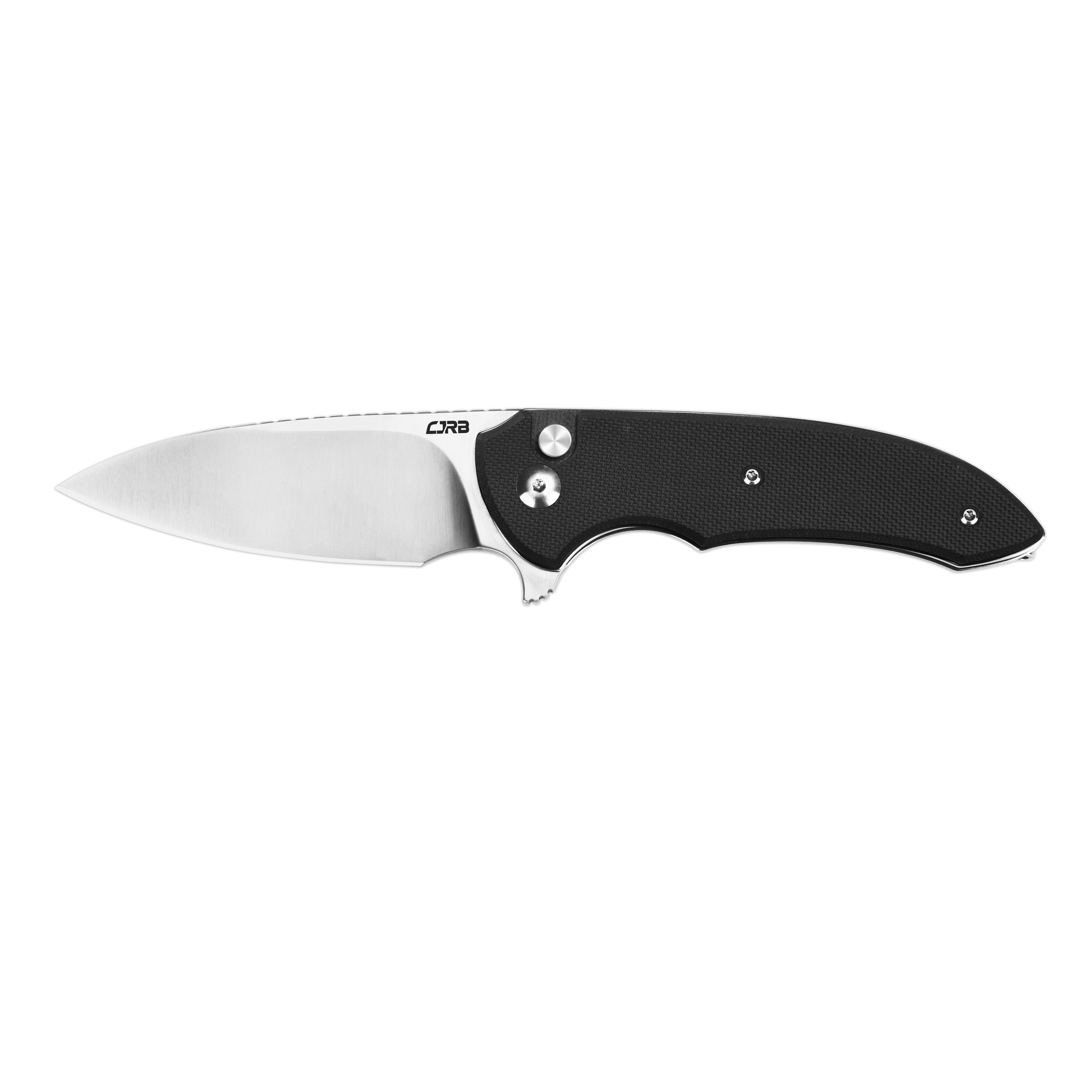 CJRB Space Cowboy J1930 AR-RPM9 Steel Blade G10 Handle Folding Knives - Black (J1930-BK)