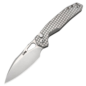 CJRB Frack J1931 AR-RPM9 Steel Blade Steel(Frag pattern) Handle Folding Knives - Stone Wash (J1931-FST)
