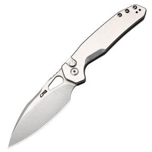 CJRB Frack J1931 AR-RPM9 Steel Blade Steel Handle Folding Knives - Stone Wash (J1931-ST)