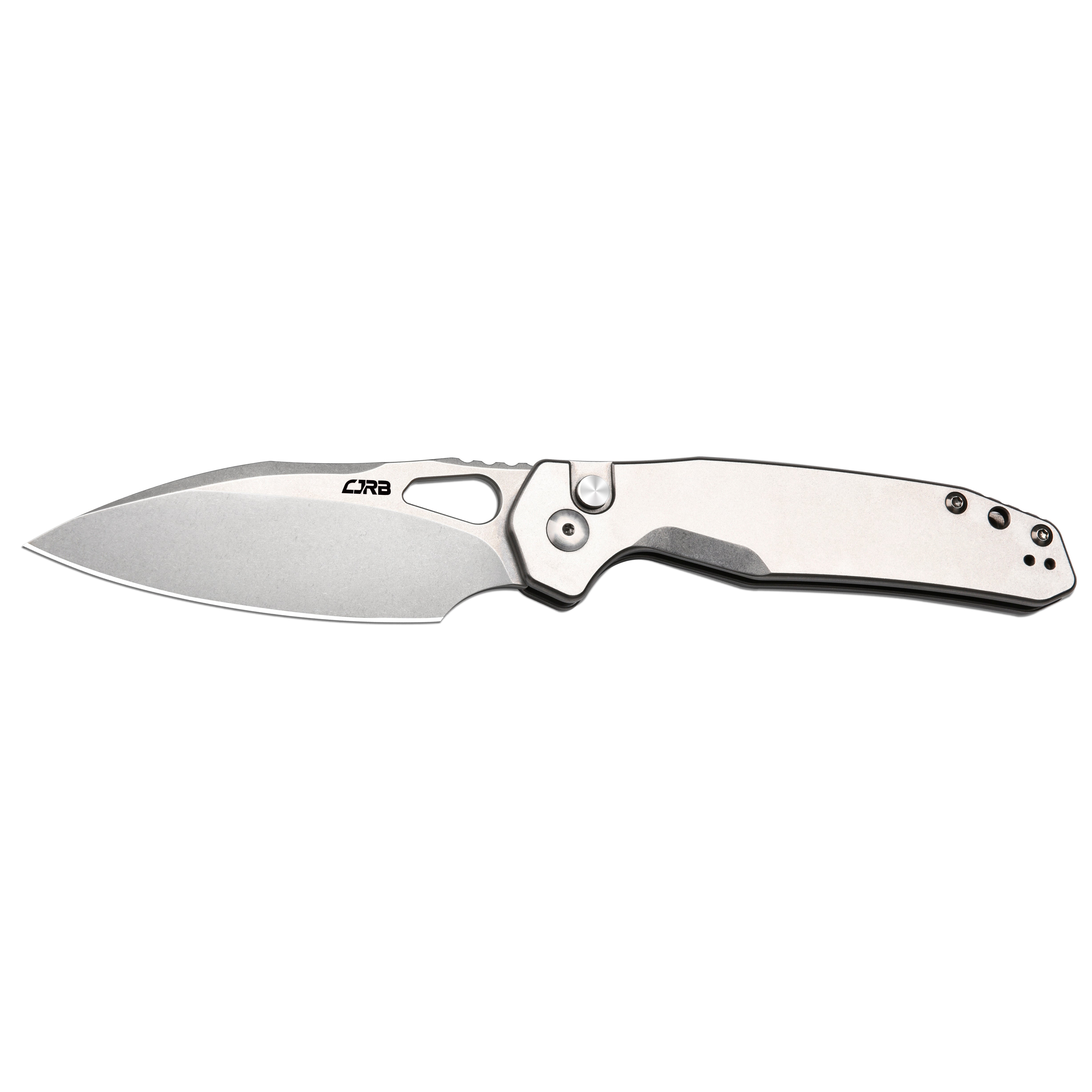 CJRB Frack J1931 AR-RPM9 Steel Blade Steel Handle Folding Knives - Stone Wash (J1931-ST)