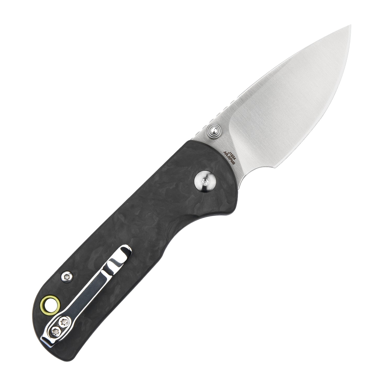 CJRB Mica J1934 AR-RPM9 Steel Blade Forged Carbon Handle Folding Knives