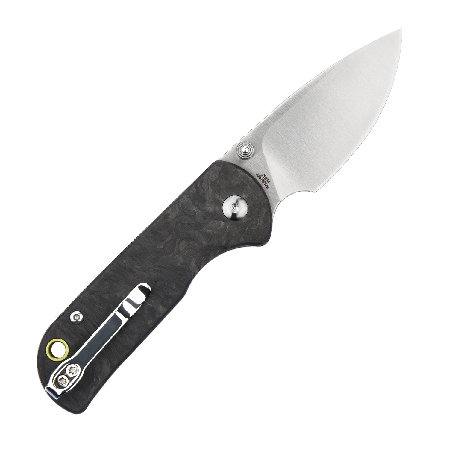 CJRB Mica J1934 AR-RPM9 Steel Blade Forged Carbon Handle Folding Knives