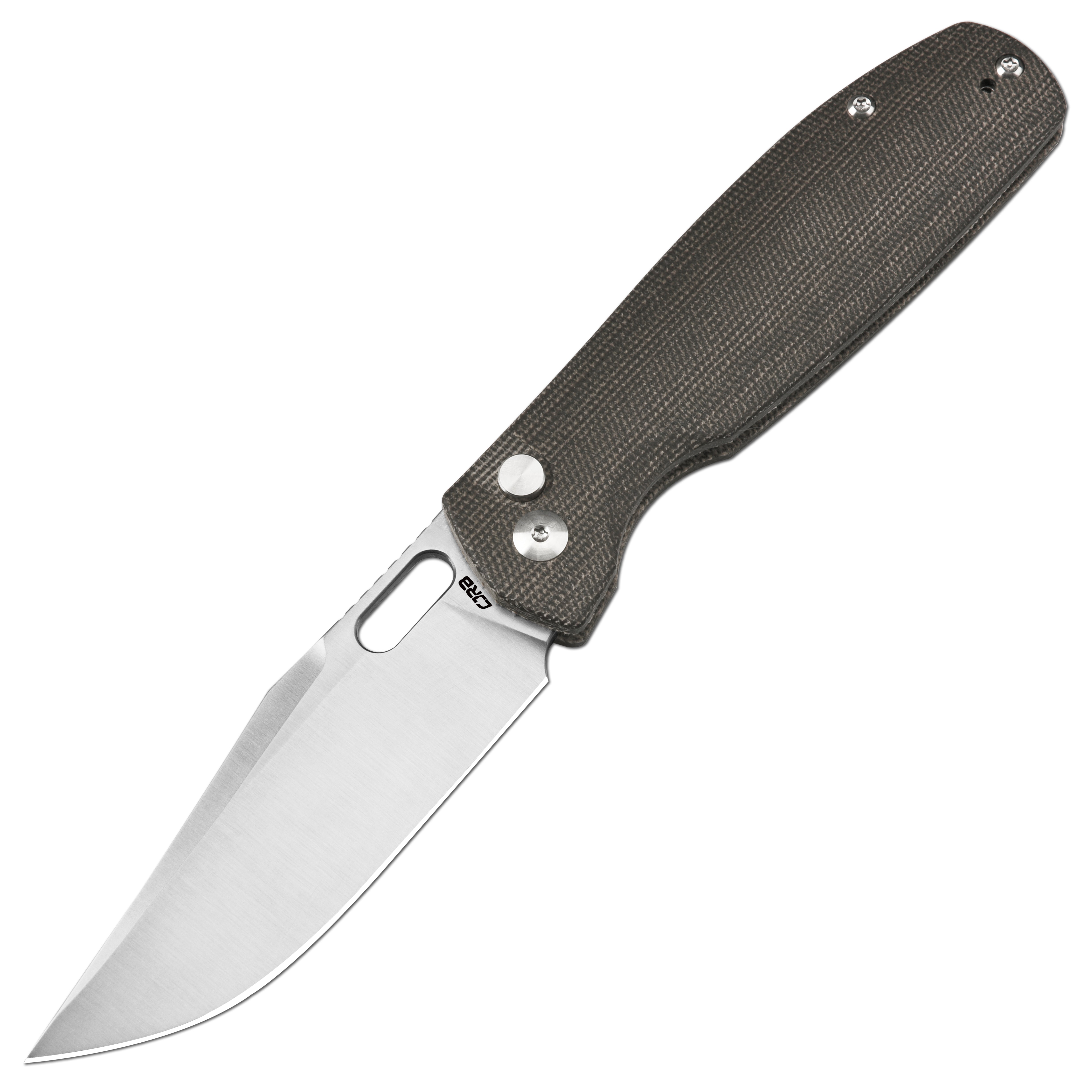 CJRB Prado J1936 AR-SFII Steel Blade Micarta Handle Button Lock Folding Knives(Limited Edition)