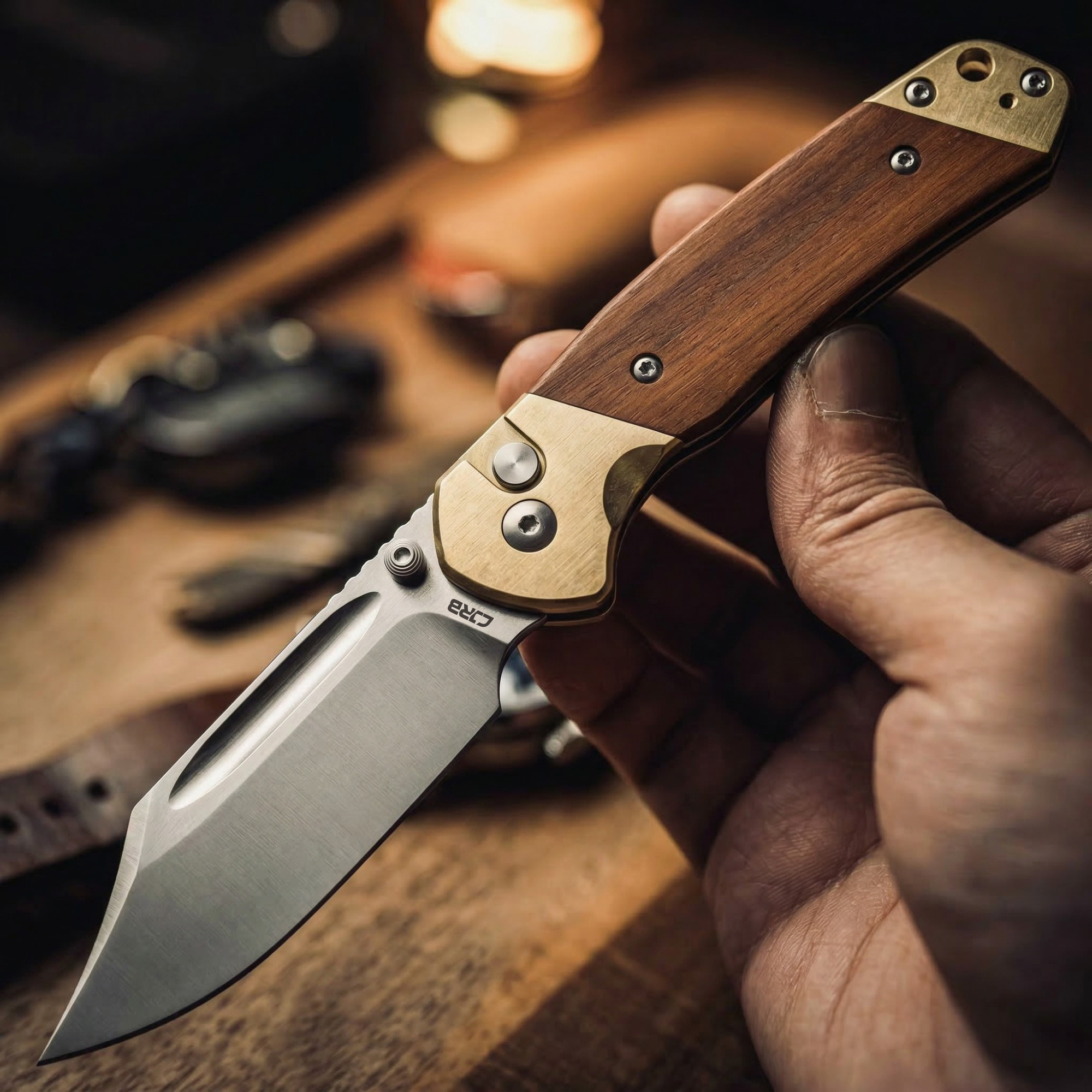 CJRB Bowie Pyrite J1942 S90V Folding Knife CJRB Bowie Pyrite J1942 S90V Folding Knife