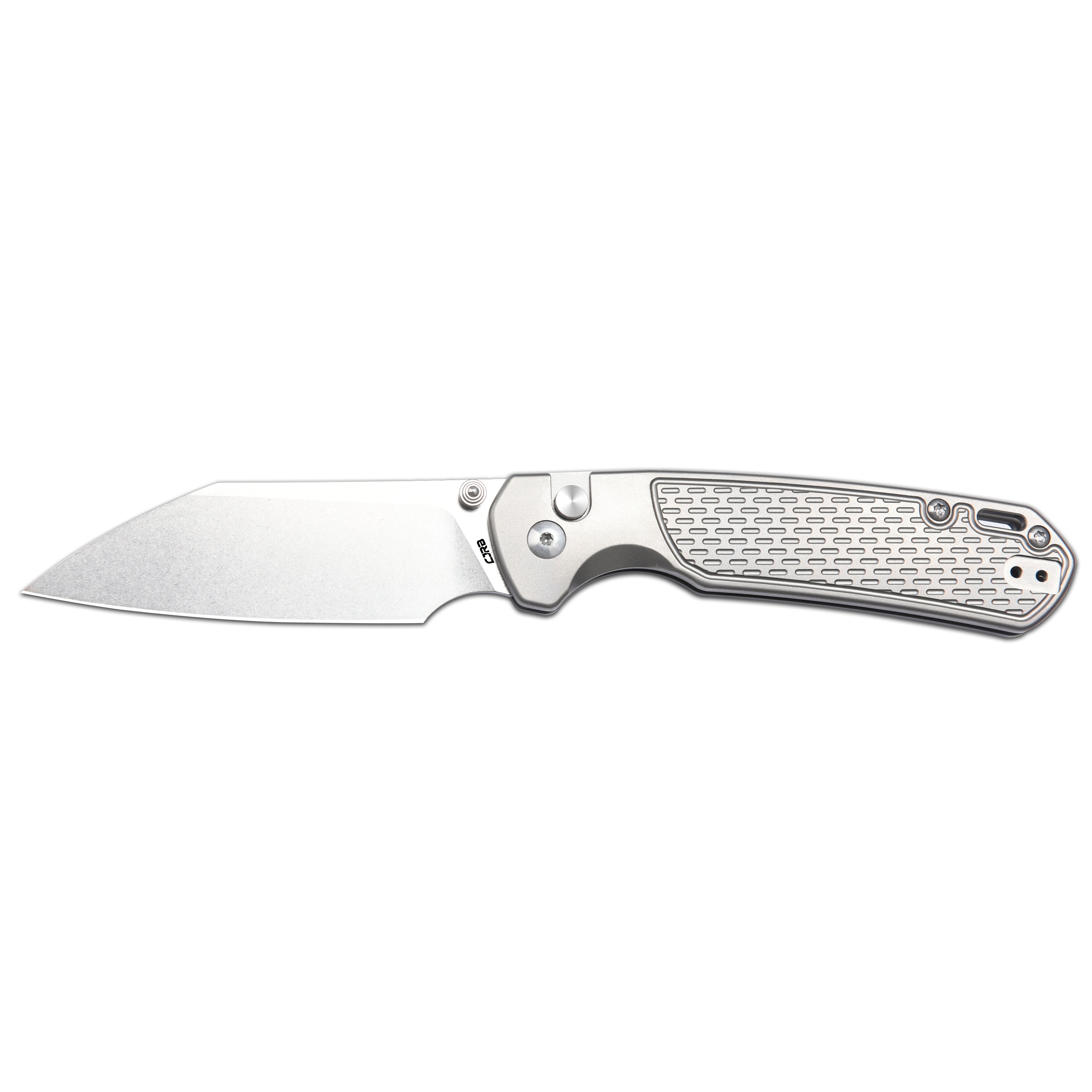 CJRB Pyrite-Light J1945T CPM 20CV Steel Titanium Handle Folding Knives(Exclusive)