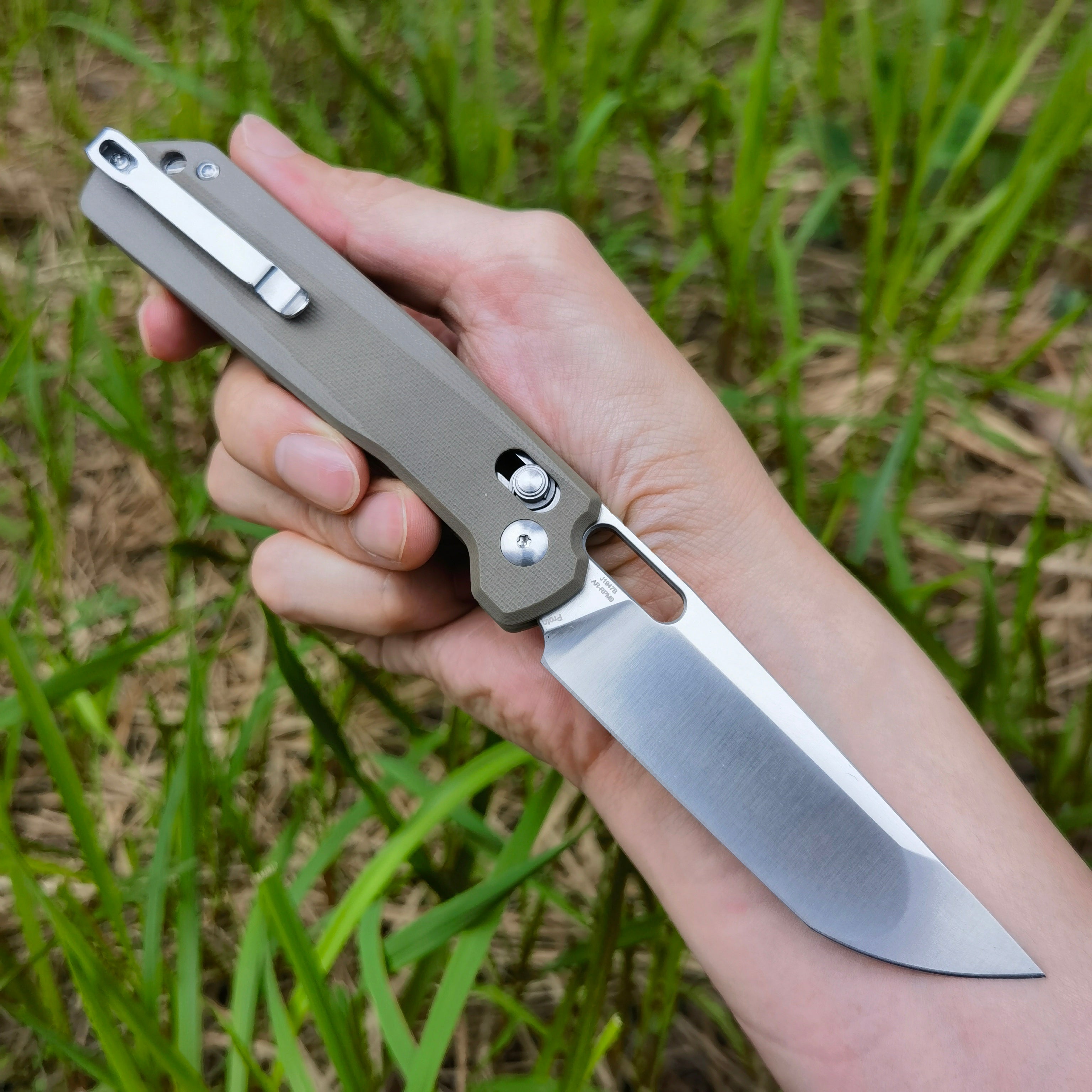 CJRB Bellona Prototype J1947 AR-RPM9 Steel Blade Folding Knives