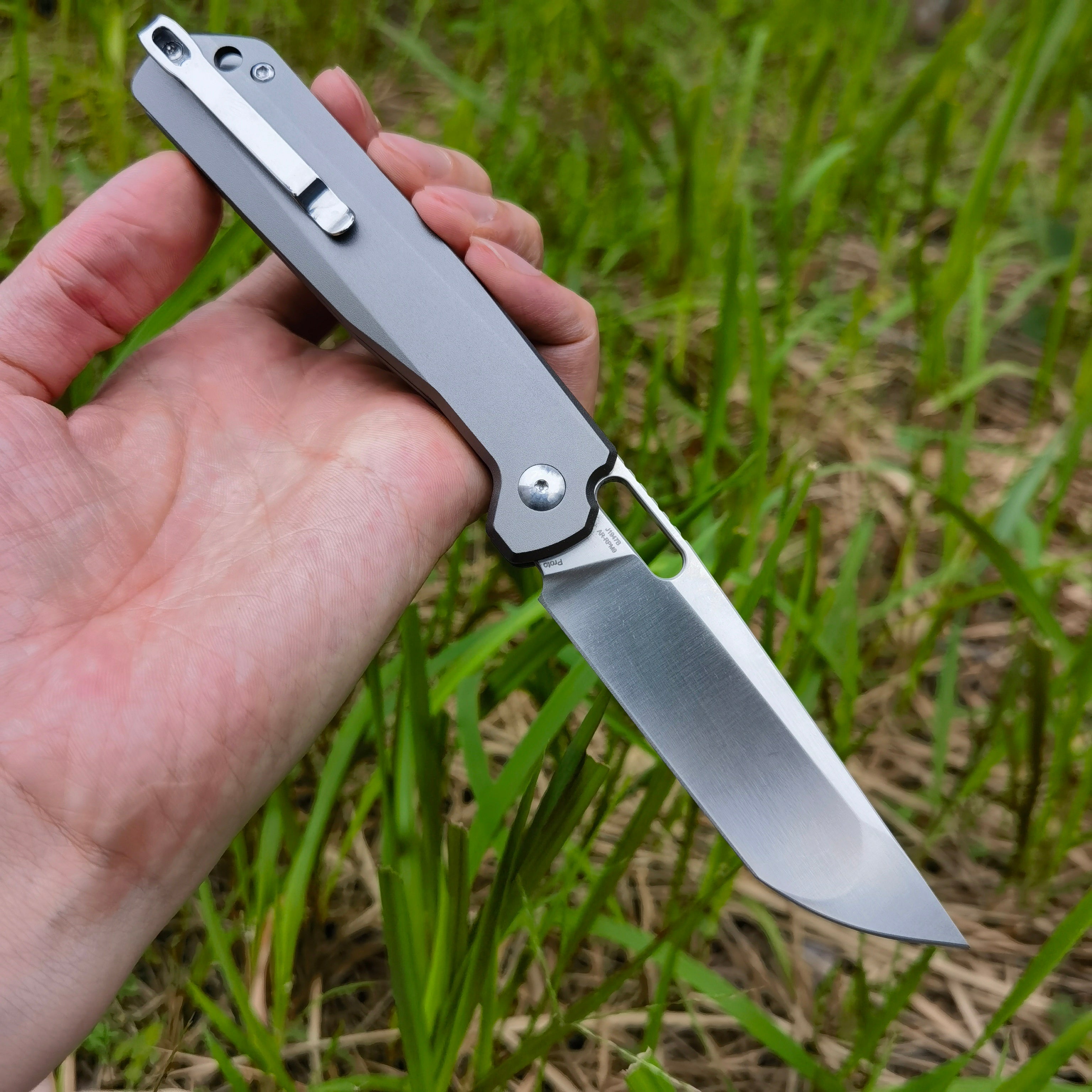 CJRB Bellona Prototype J1947 AR-RPM9 Steel Blade Folding Knives