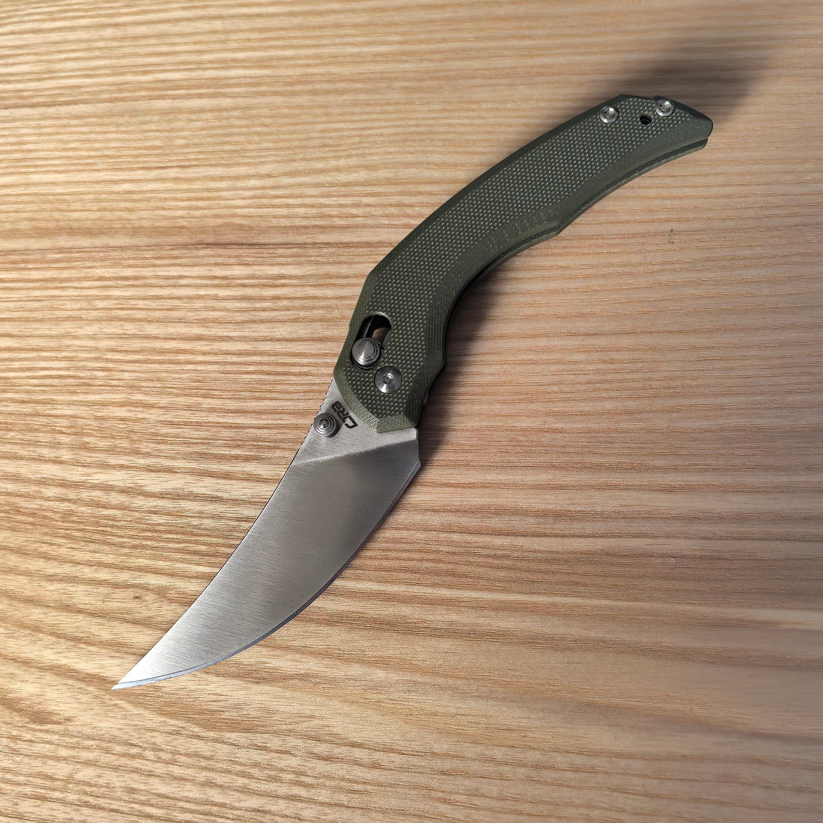 CJRB  Prototype Nanner J1955 AR-RPM9 Steel Blade G10 Handle Folding Knives