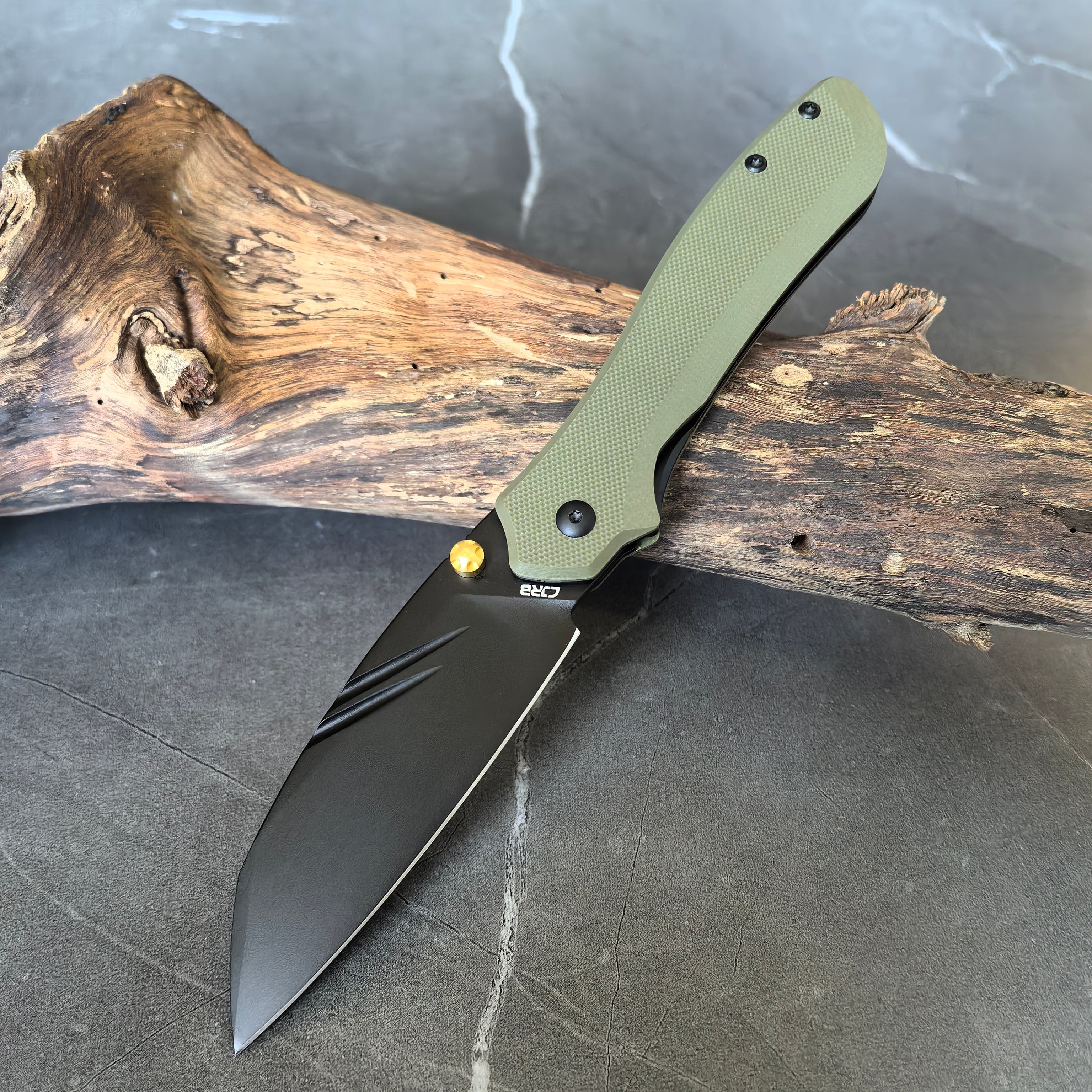 CJRB Fugly Prototype J1957 AR-RPM9 Steel Blade G10 Handle Folding Knives