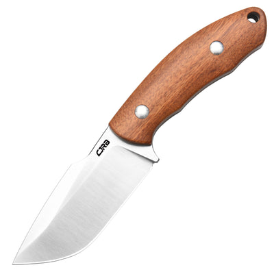CJRB Mutt J1958 AR-RPM9 Steel Blade Fixed Blade Knives - Wood (J1958-WD)