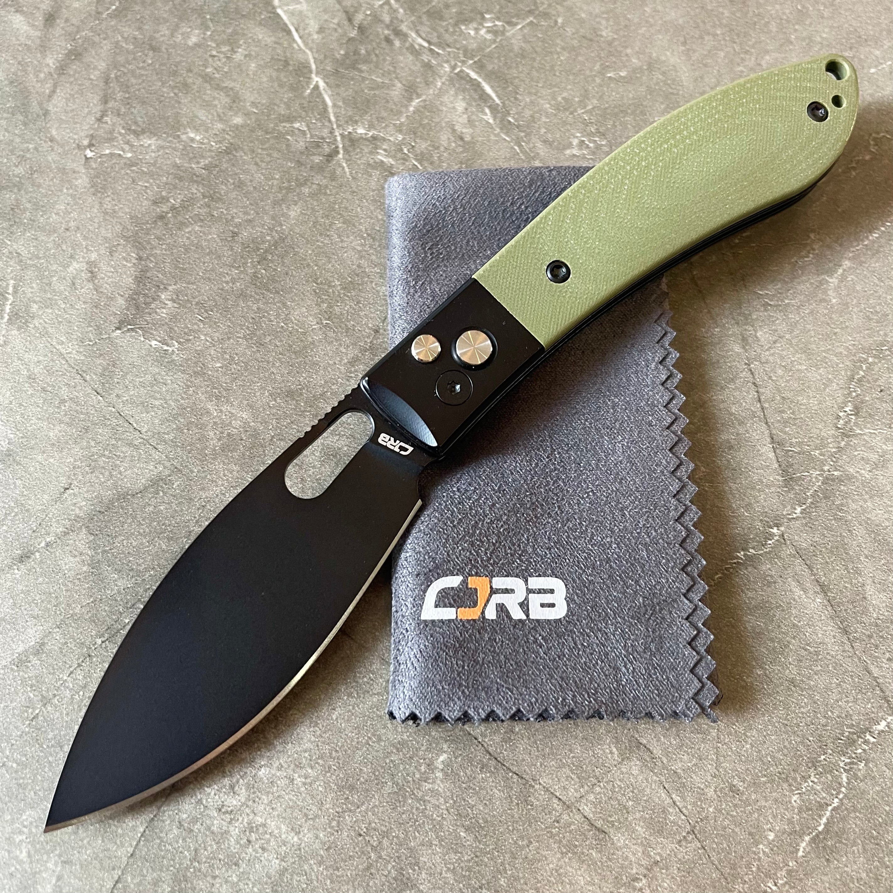 CJRB Prototype Sasaya J1959 AR-RPM9 Steel Blade G10 Handle Folding Knives