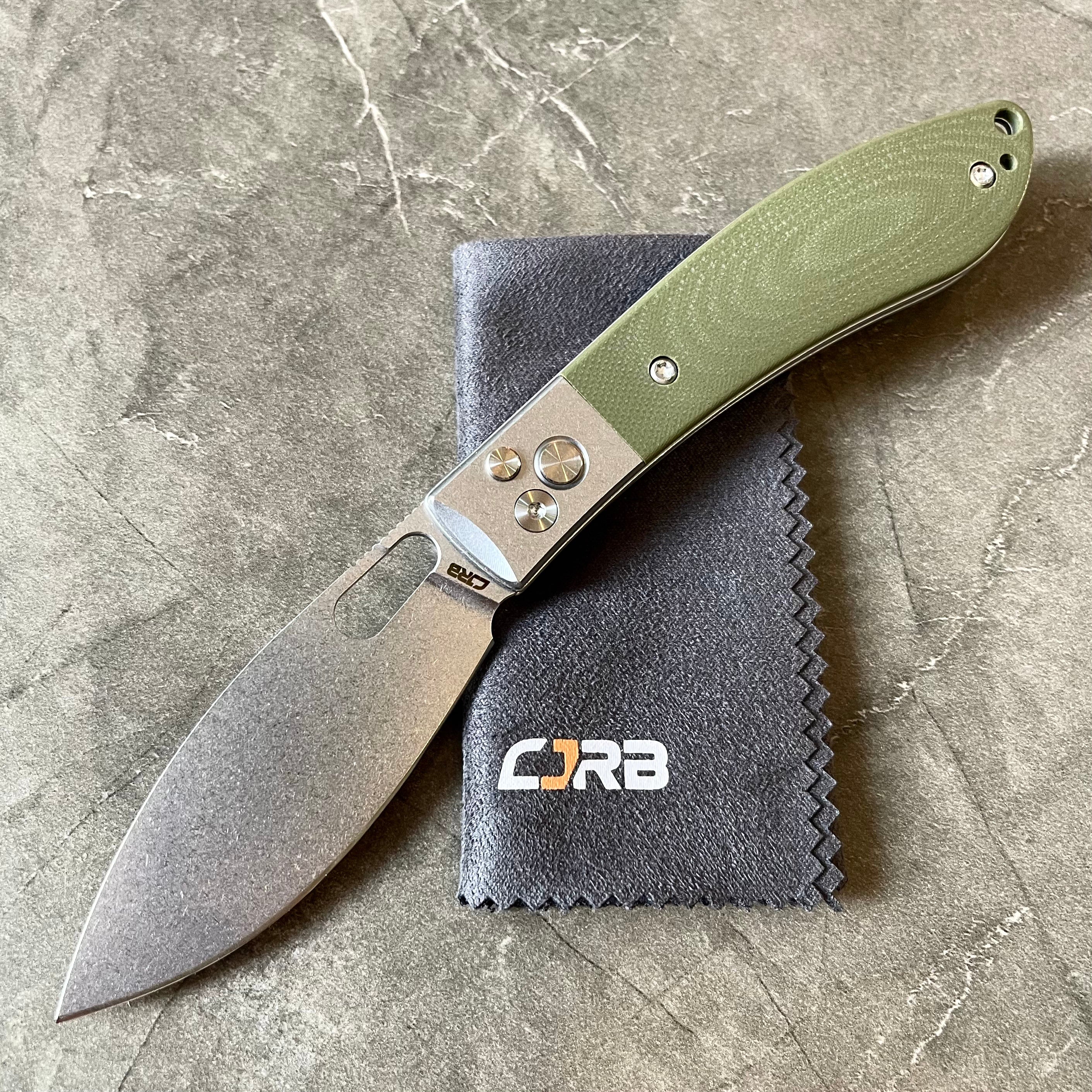 CJRB Prototype Sasaya J1959 AR-RPM9 Steel Blade G10 Handle Folding Knives