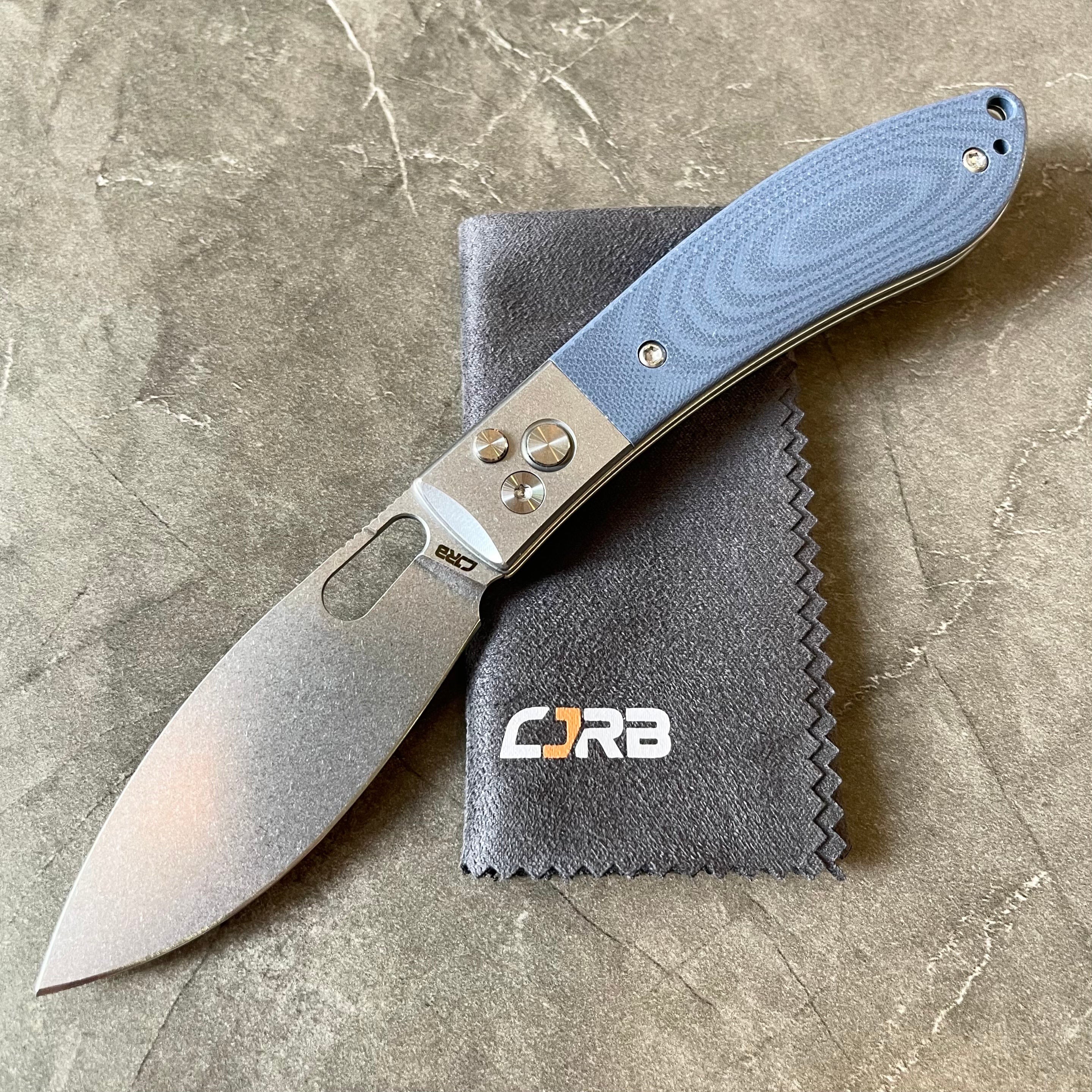 CJRB Prototype Sasaya J1959 AR-RPM9 Steel Blade G10 Handle Folding Knives