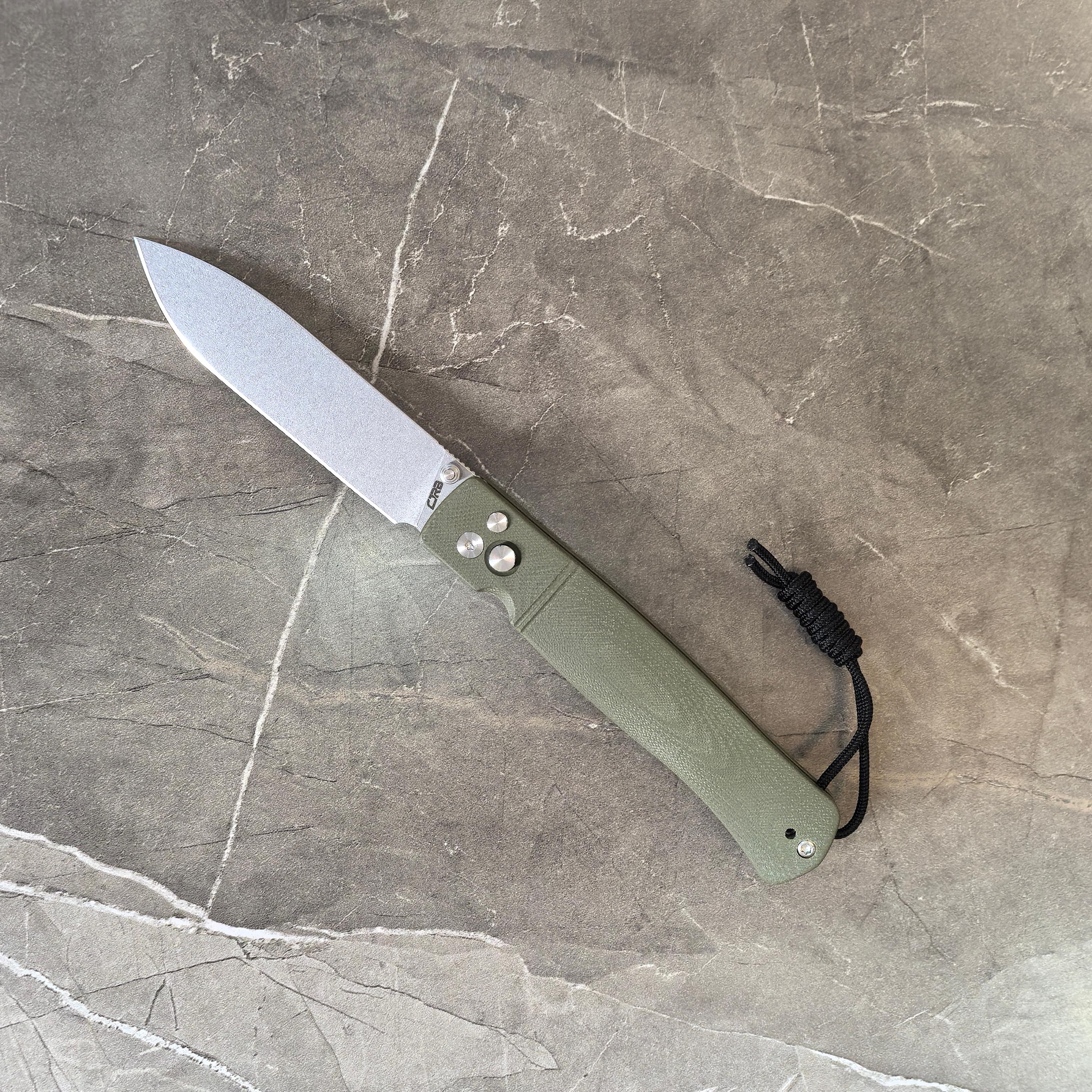 CJRB  Prototype Glacier J1961 AR-RPM9 Steel Blade G10 Handle Folding Knives