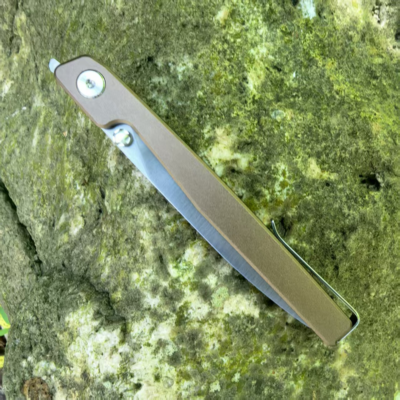 CJRB Prototype Lanky J1965 AR-RPM9 Steel Blade Aluminum Handle Folding Knives