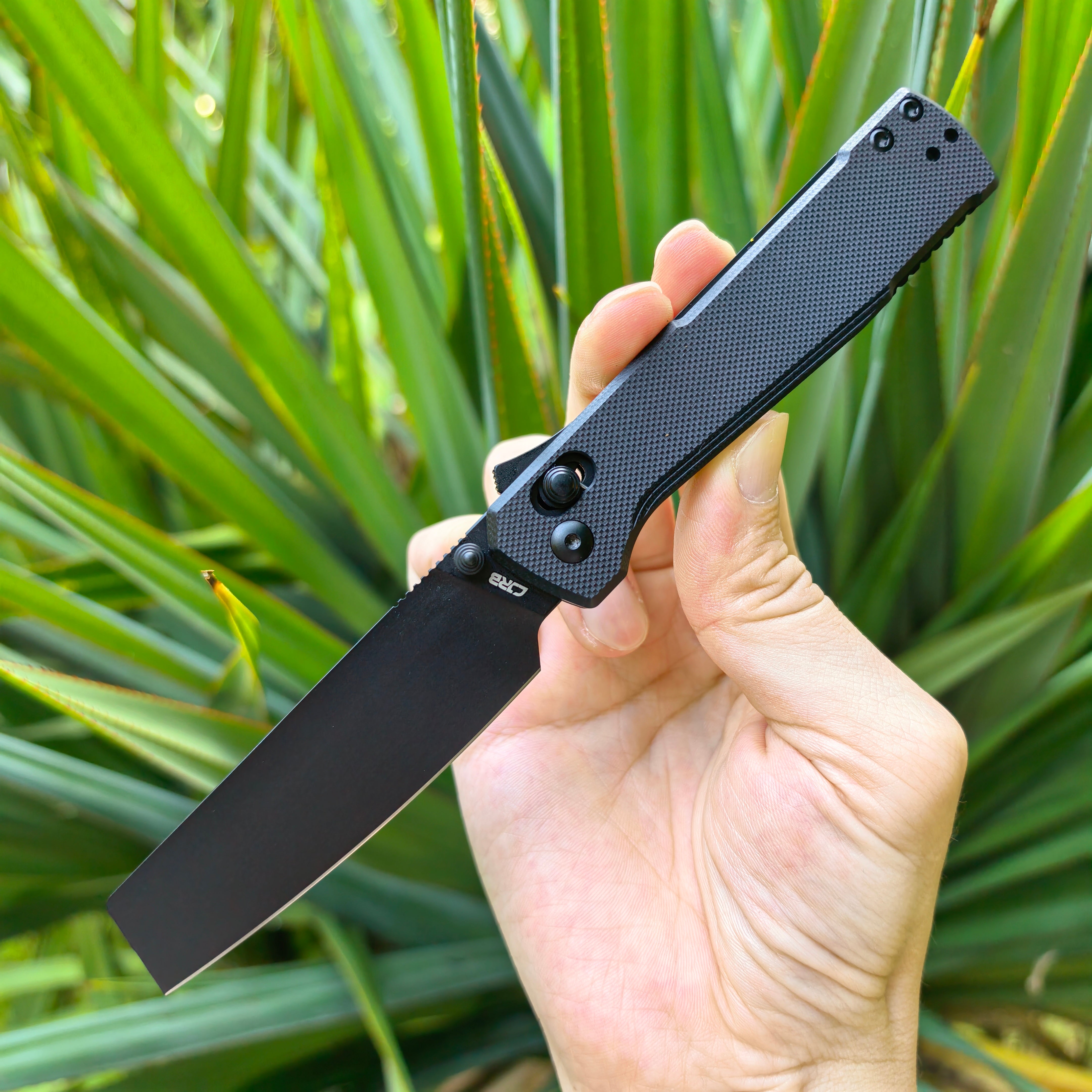 CJRB  Prototype Breech J1968 AR-RPM9 Steel Blade G10 Handle Folding Knives