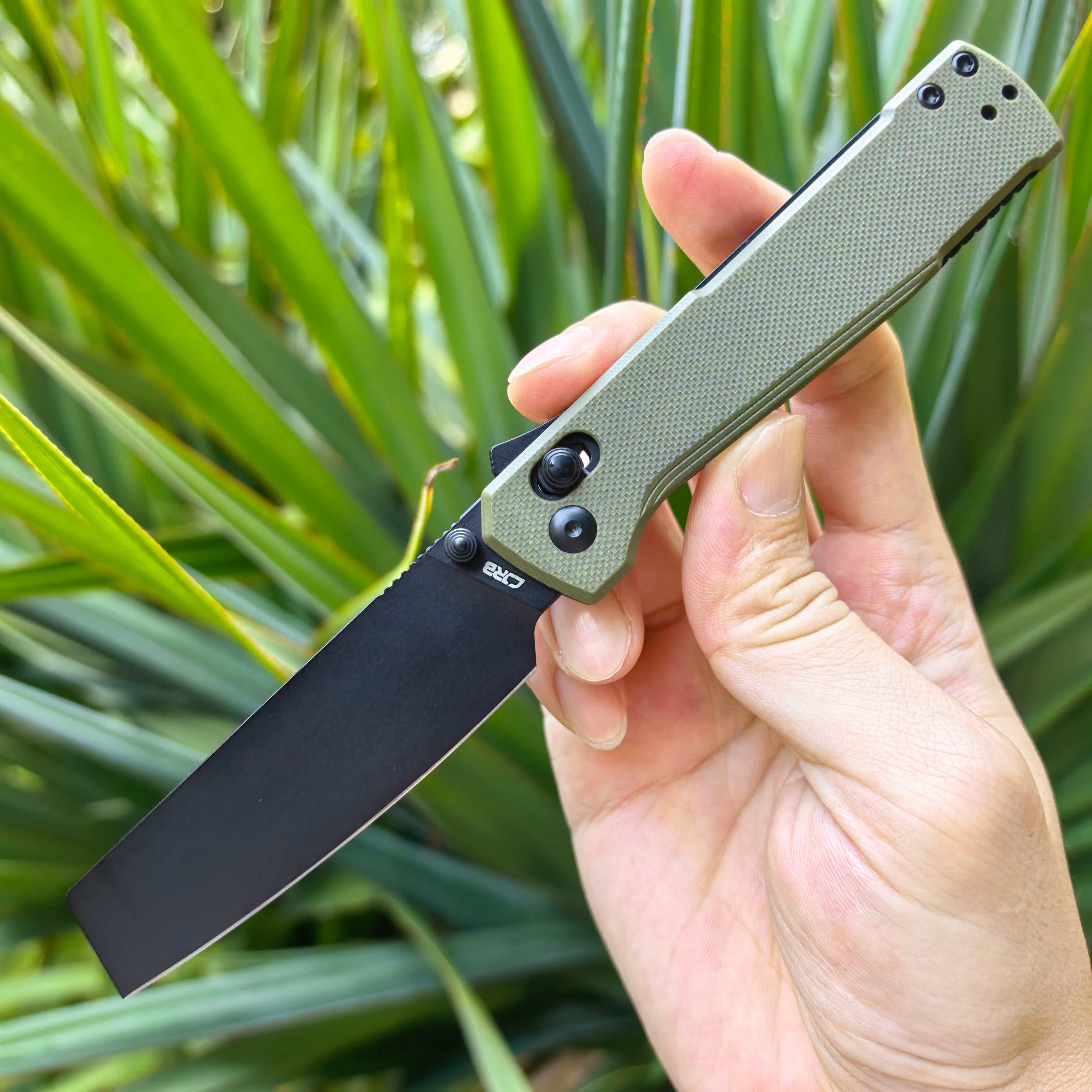 CJRB  Prototype Breech J1968 AR-RPM9 Steel Blade G10 Handle Folding Knives