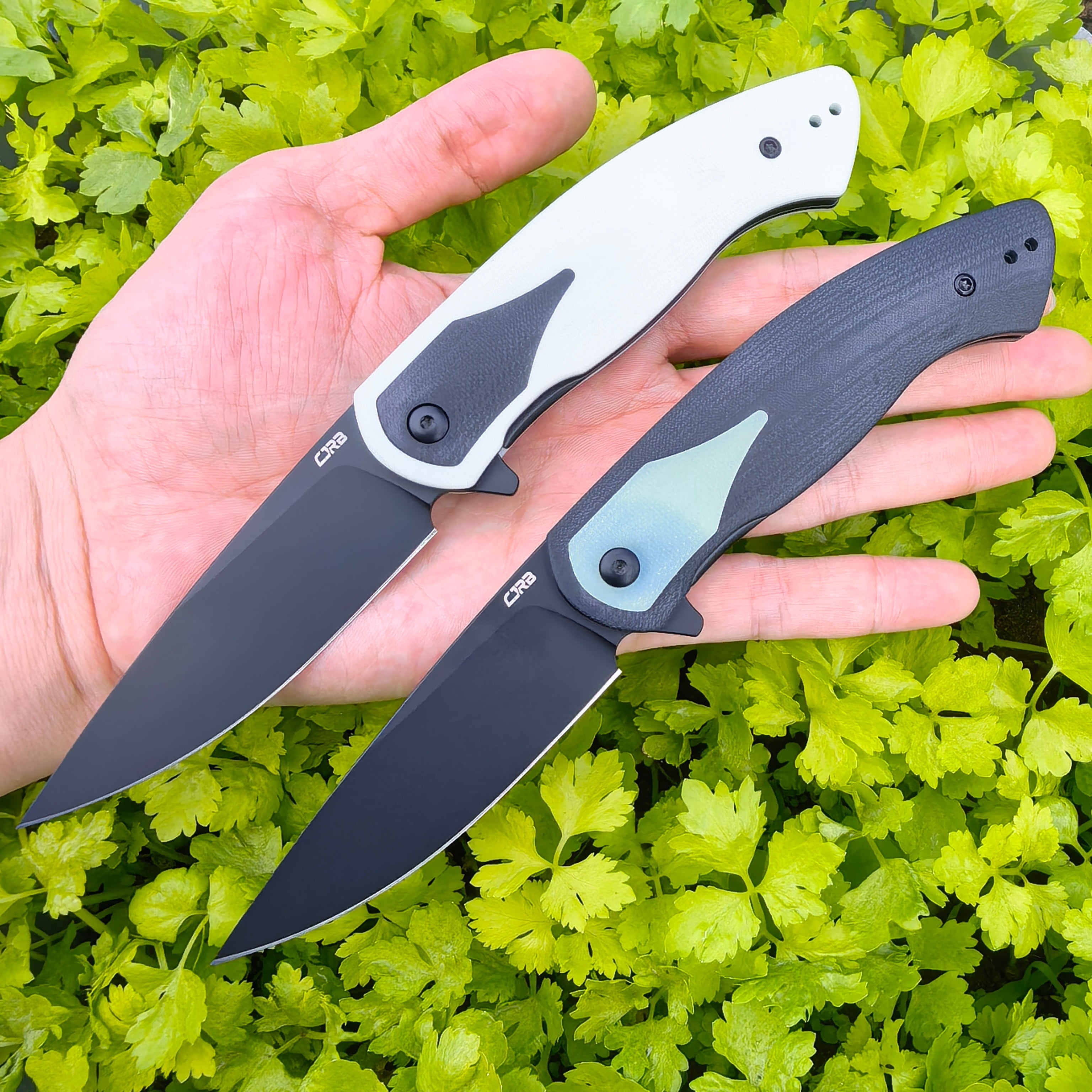 Robin Eubanks の手型。 CJRB Rodayo Prototype J1972 Folding Knife
