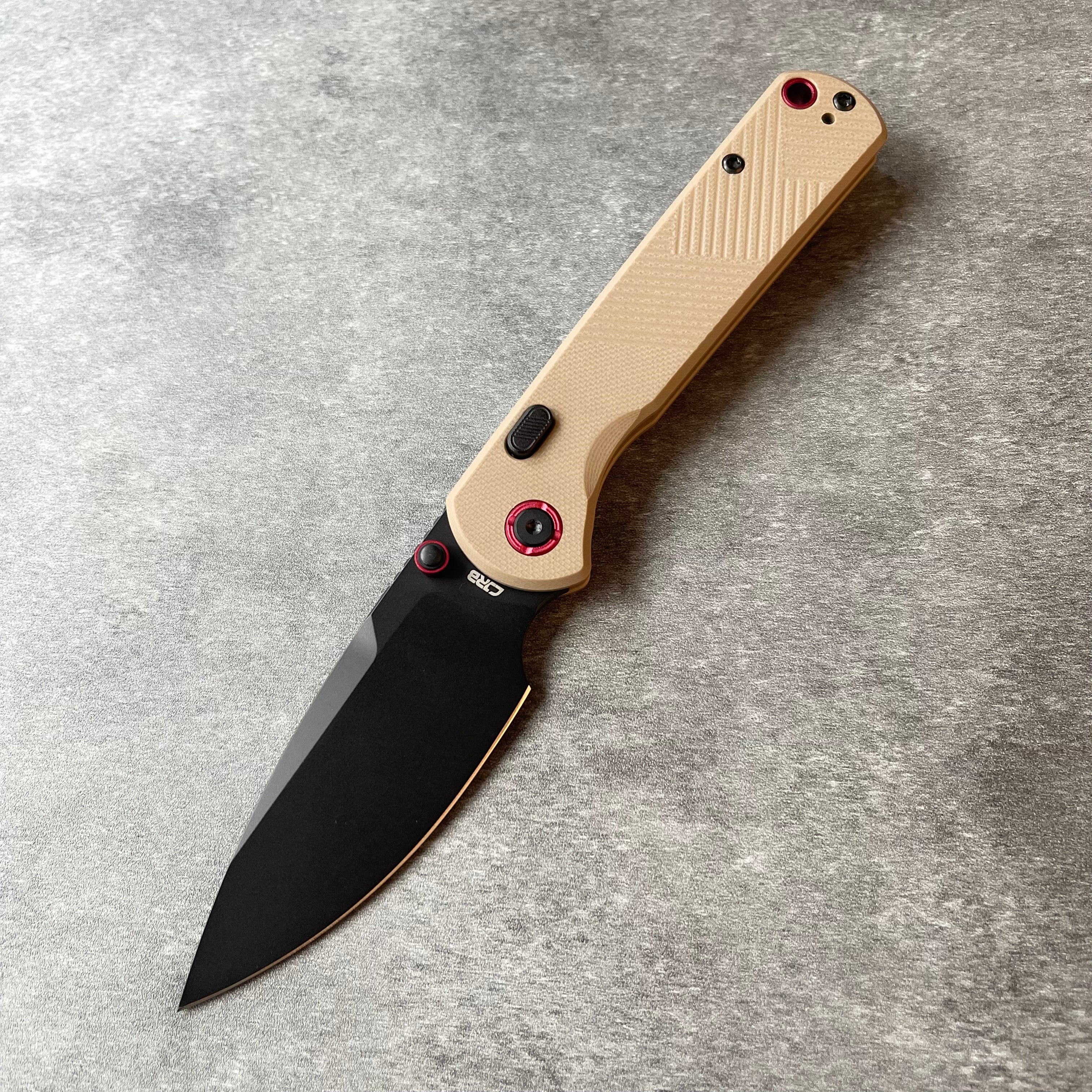 CJRB Latitude J1975 AR-RPM9 Steel G10 Handle Folding Knives(Prototype)