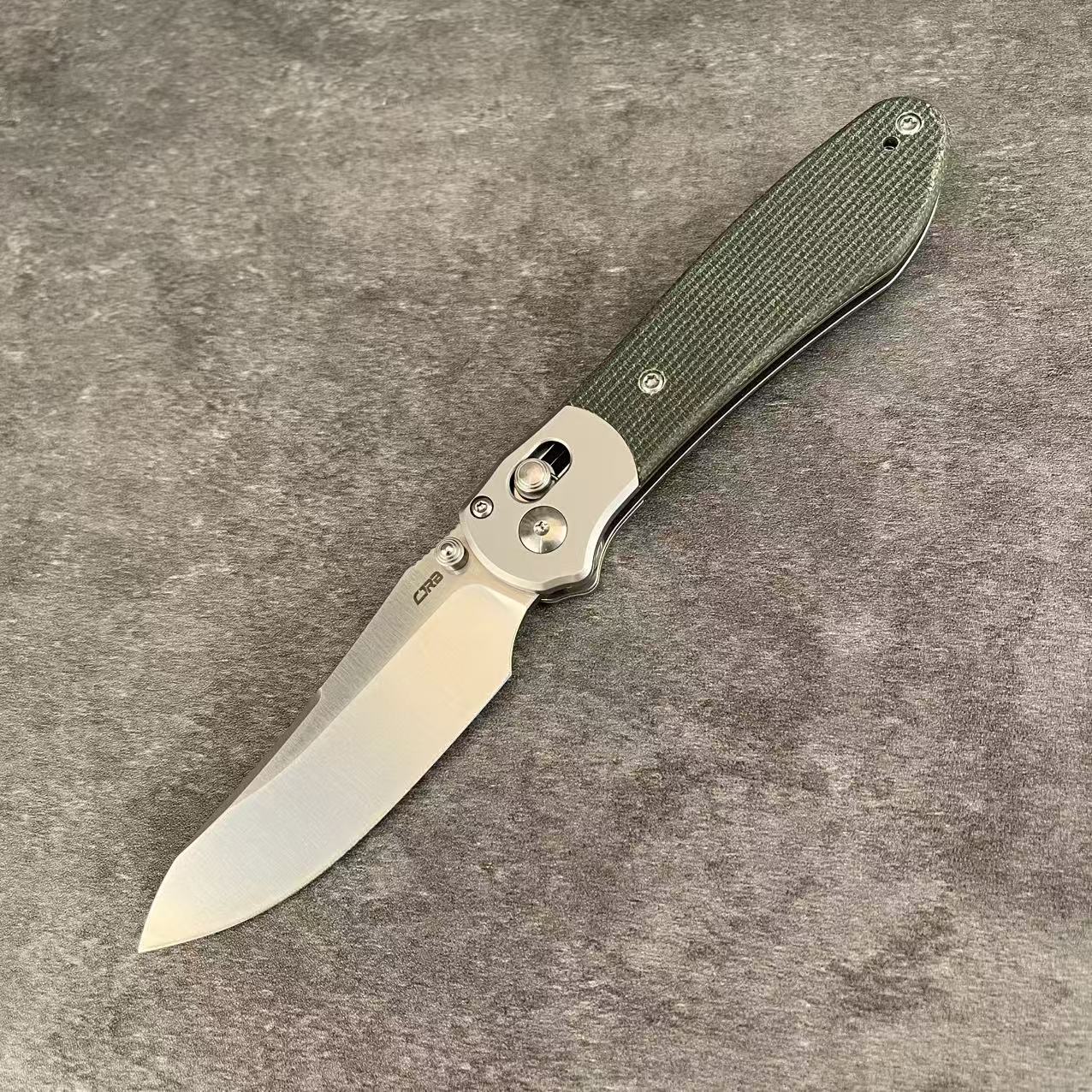 CJRB Fishers J1976 AR-RPM9 Steel G10/Micarta Handle Folding Knives(Prototype)