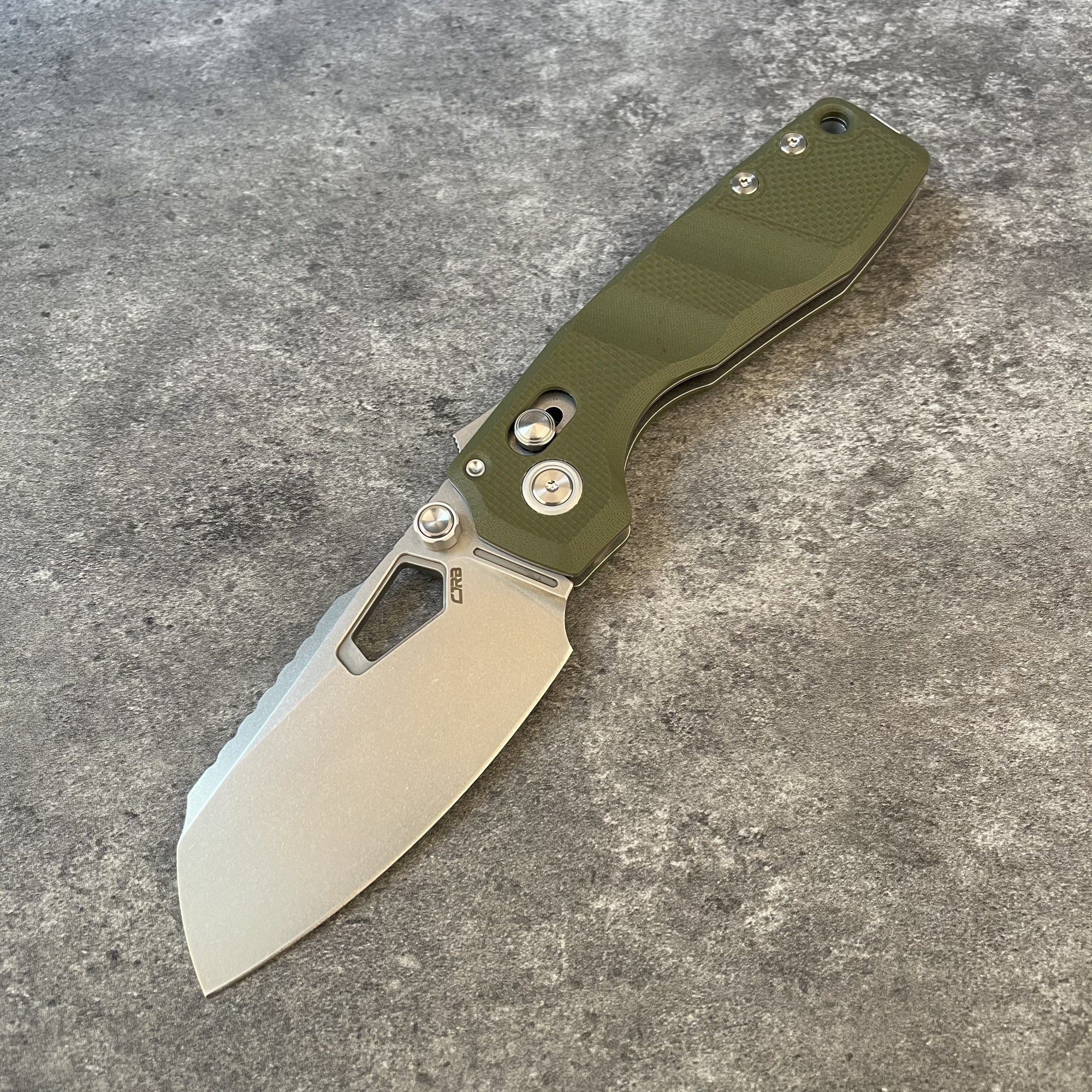 CJRB Prototype Impact J1978 D2 Steel Blade G10 Handle Folding Knives