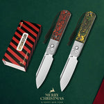 Artisan Cutlery Holm 1875 S90V Steel Blade TItanium and Fat Carbon Handle Folding Knives(Holiday Exclusive)