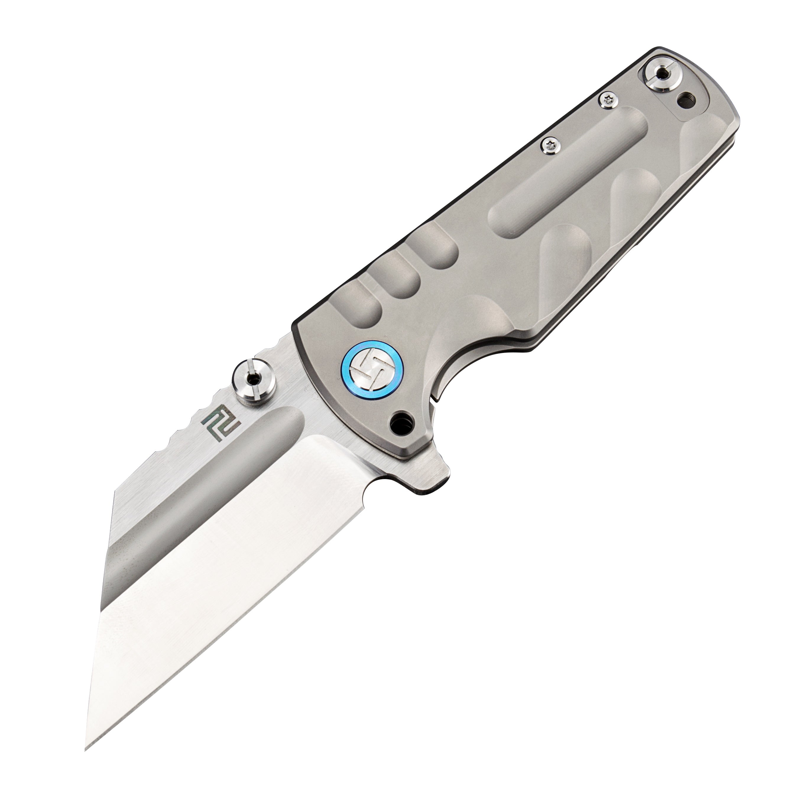 Artisan Cutlery Proponent ATZ-1820G S35VN Blade Titanium Handle Folding Knives - Grey (1820G-GYS)