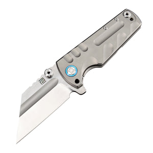 Artisan Cutlery Proponent ATZ-1820G S35VN Blade Titanium Handle Folding Knives - Grey (1820G-GYS)