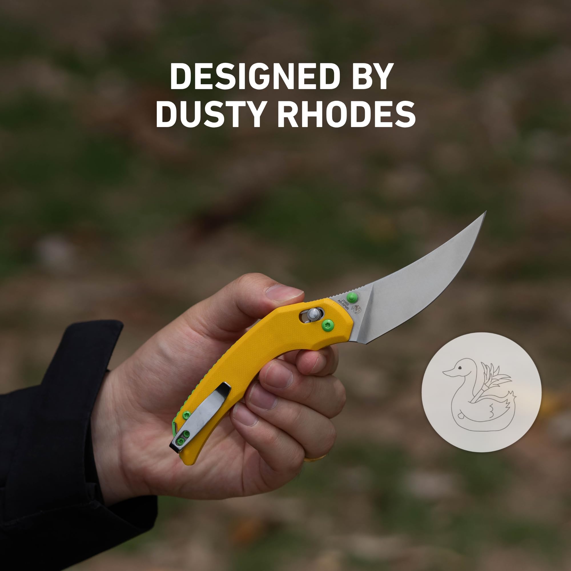 CJRB Nanner J1955 AR-RPM9 Steel Blade G10 Handle Folding Knives