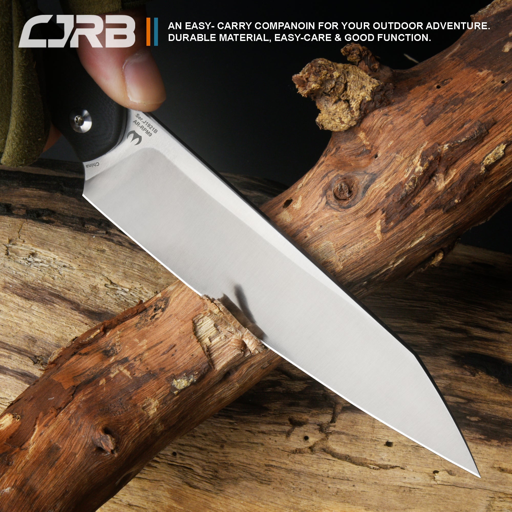 CJRB Silax J1921b AR-RPM9 Steel Blade G10 Handle Fixed Blade Knives